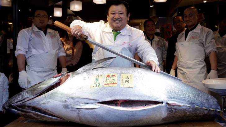 Гигантската риба тежи 278 кг