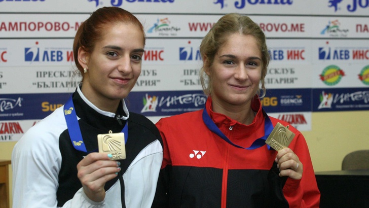 Европейските шампионки по бадминтон Габриела и Стефани Стоеви ще се