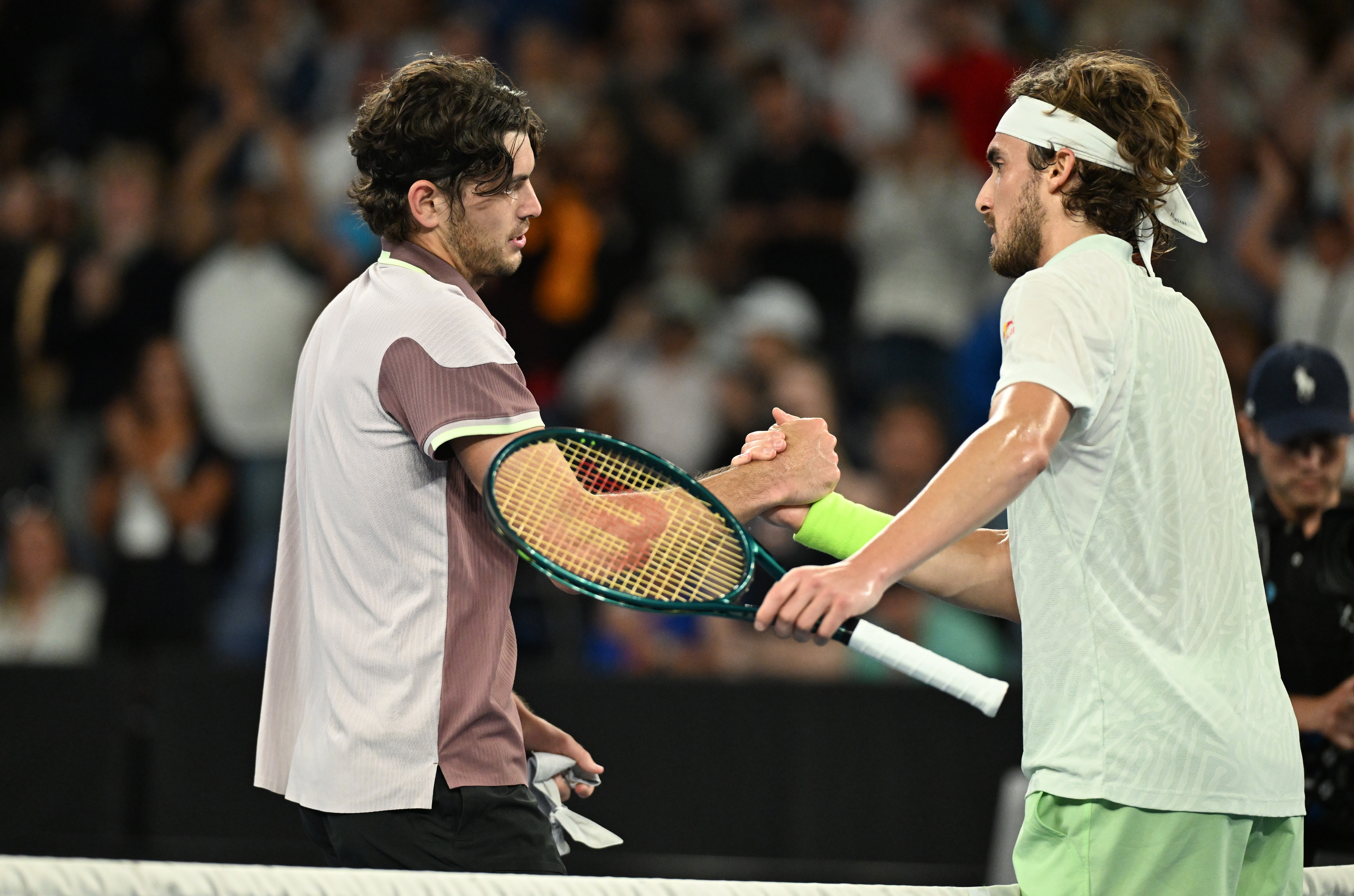 Fritz beats Tsitsipas to set up quarter-final clash with Djokovic in Melbourne