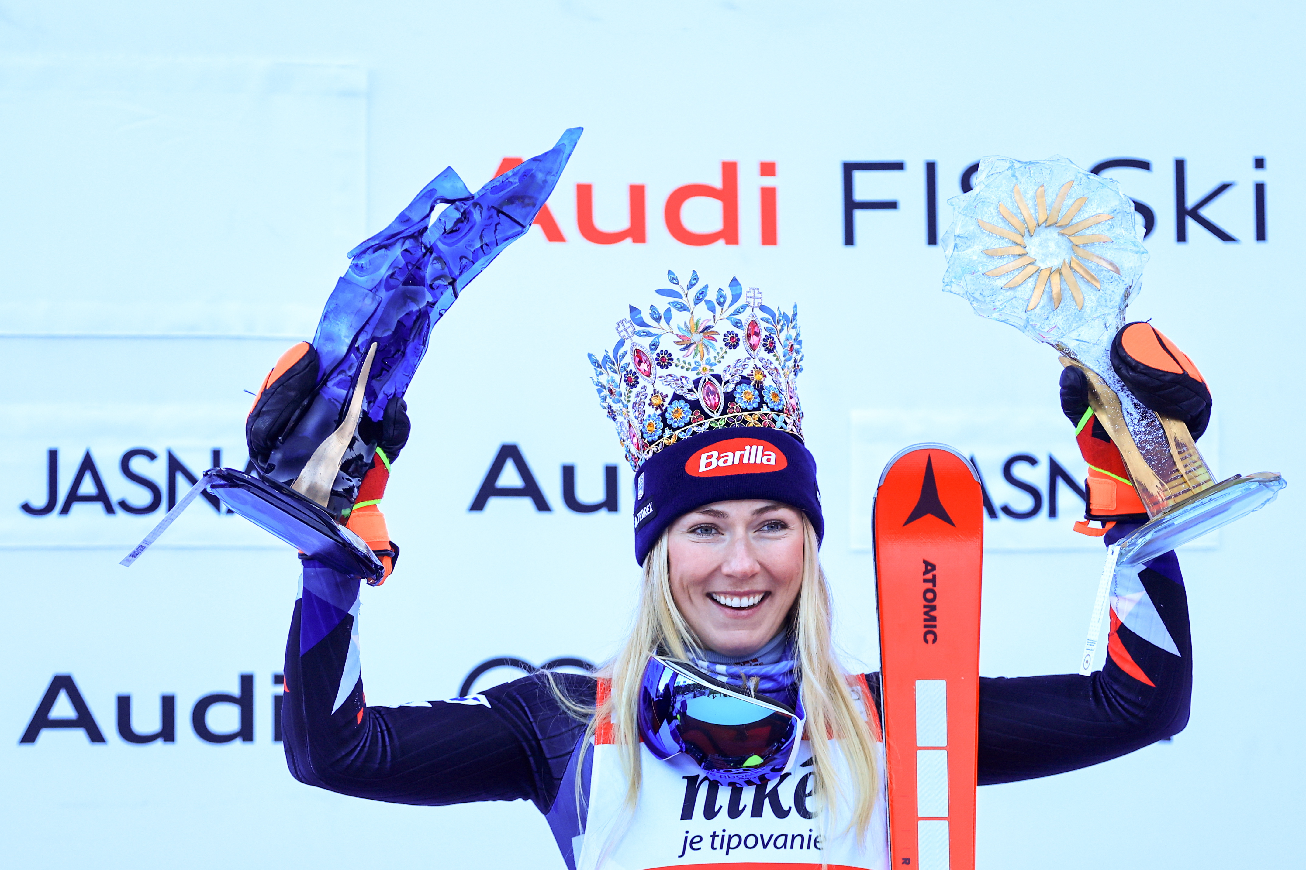 Shiffrin takes slalom win in Jasna