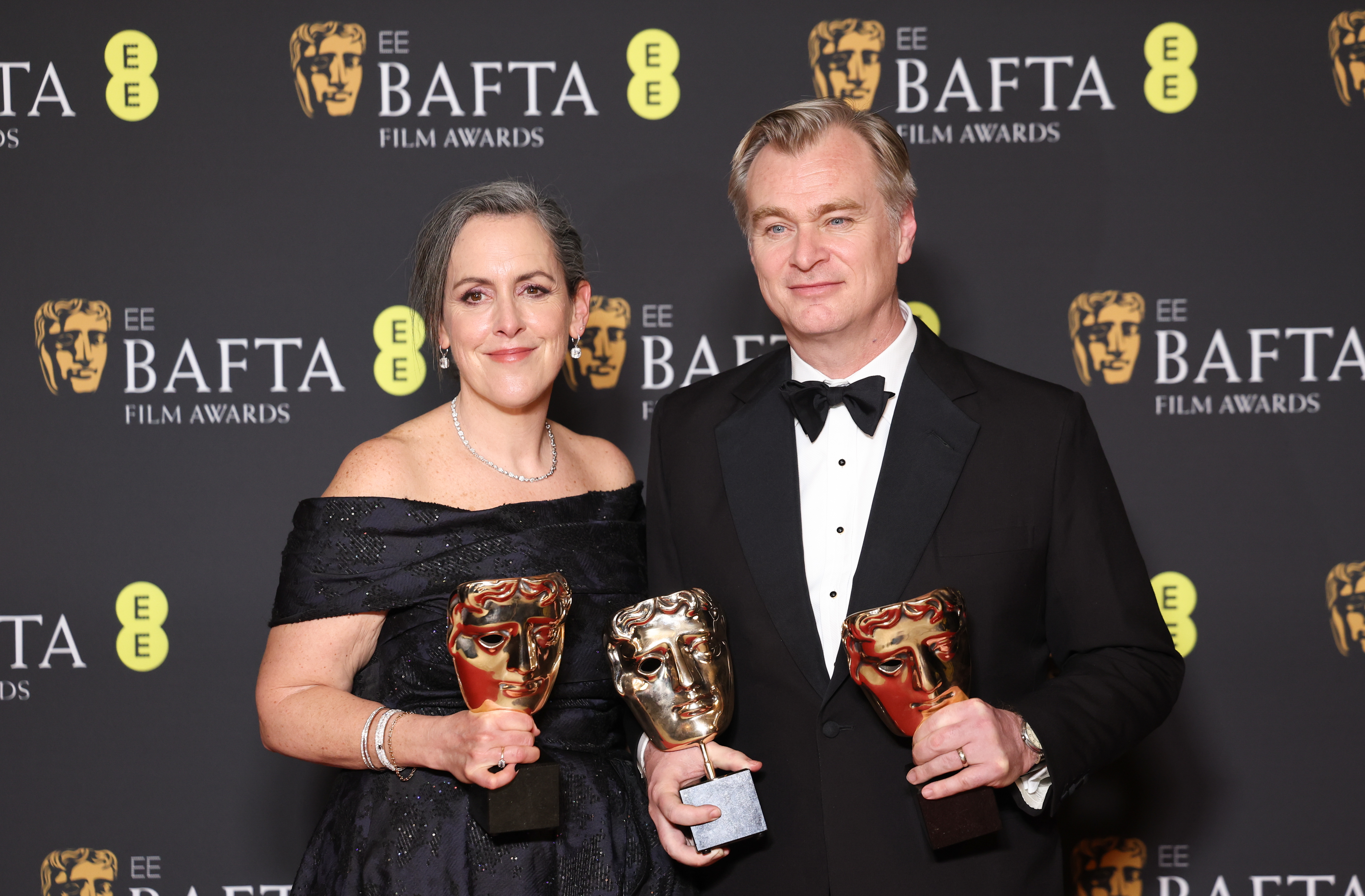 In a huge Oscars boost, "Oppenheimer" rules the BAFTAs.