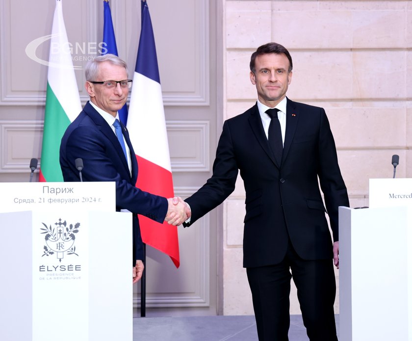 Macron to Denkov: We are getting closer in defense, nuclear energy and European integration