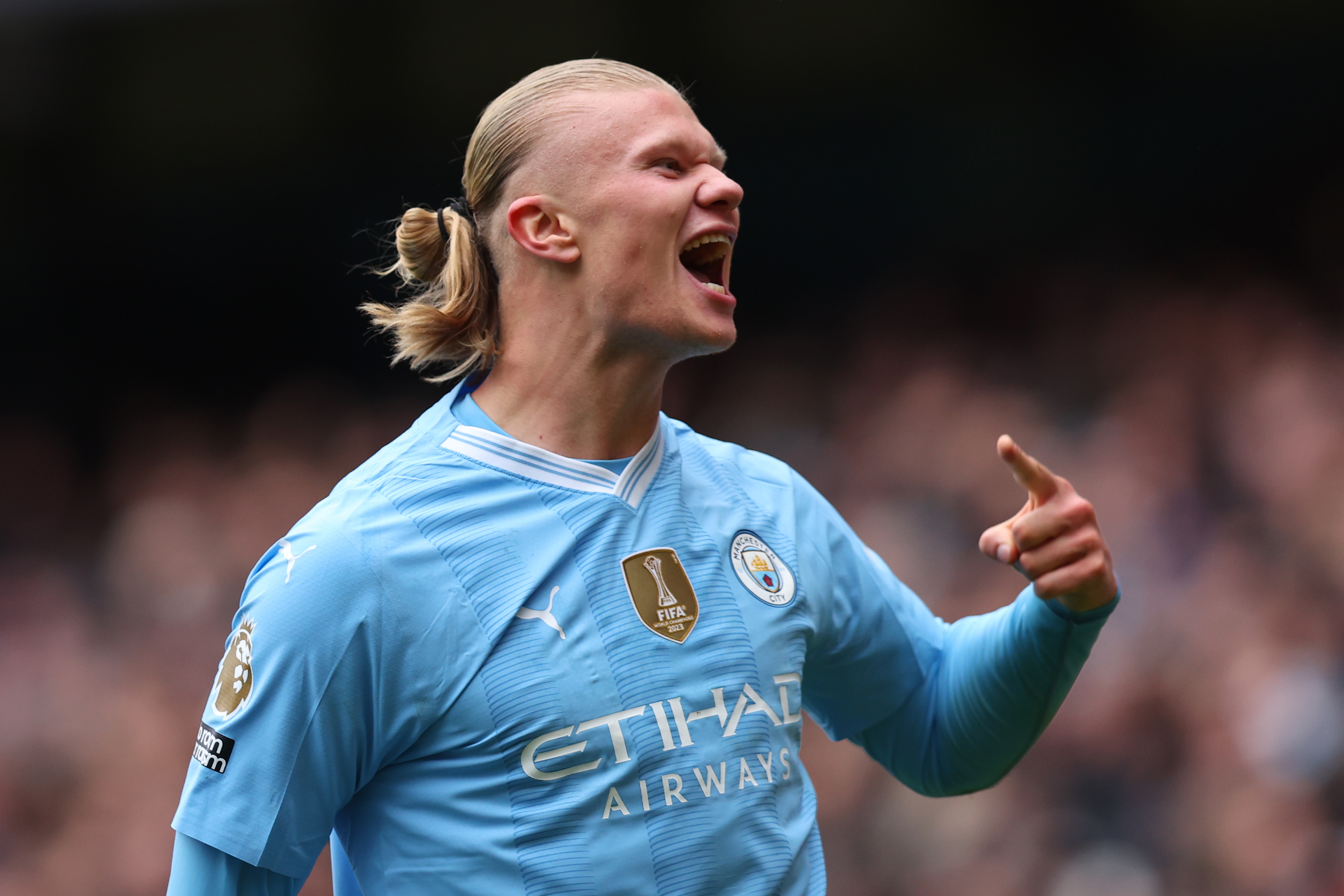 Brilliant Haaland scored five as City ran riot against Luton