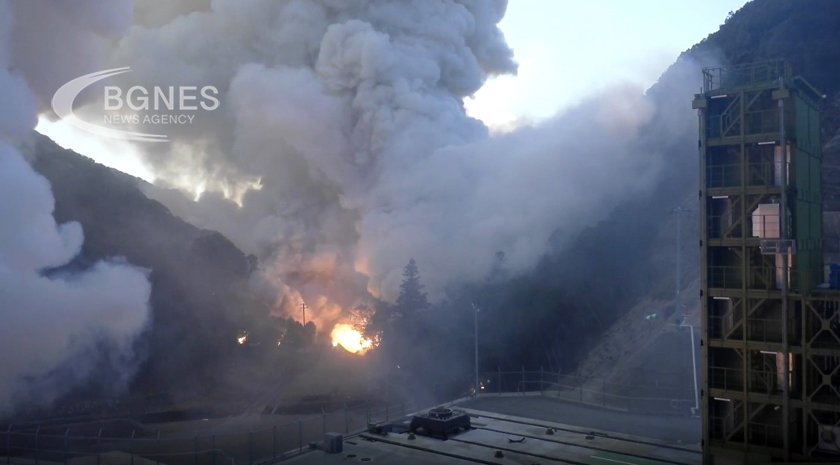 Japanese space rocket explodes seconds after liftoff