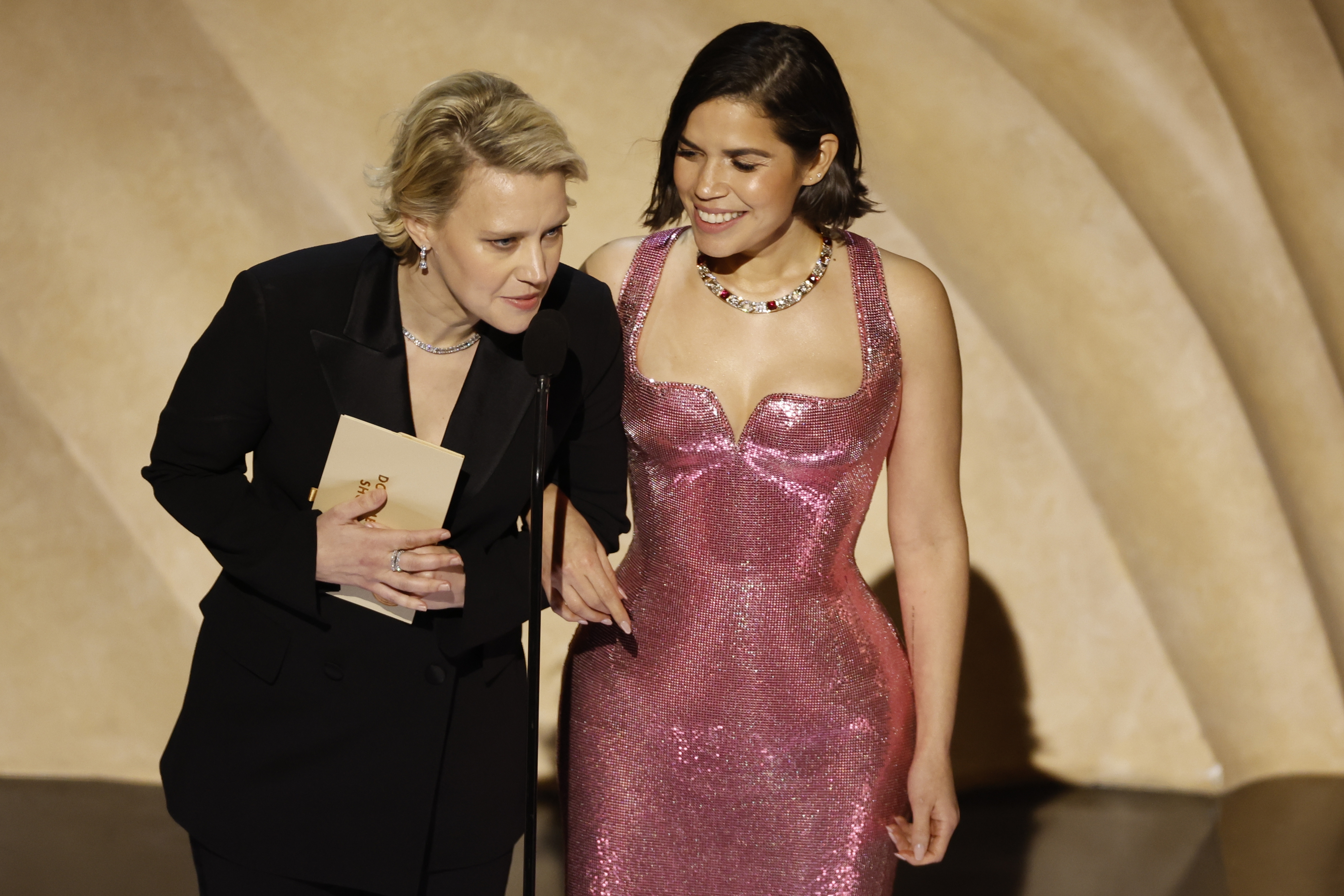 America Ferrera bids farewell to "Barbie" in Versace