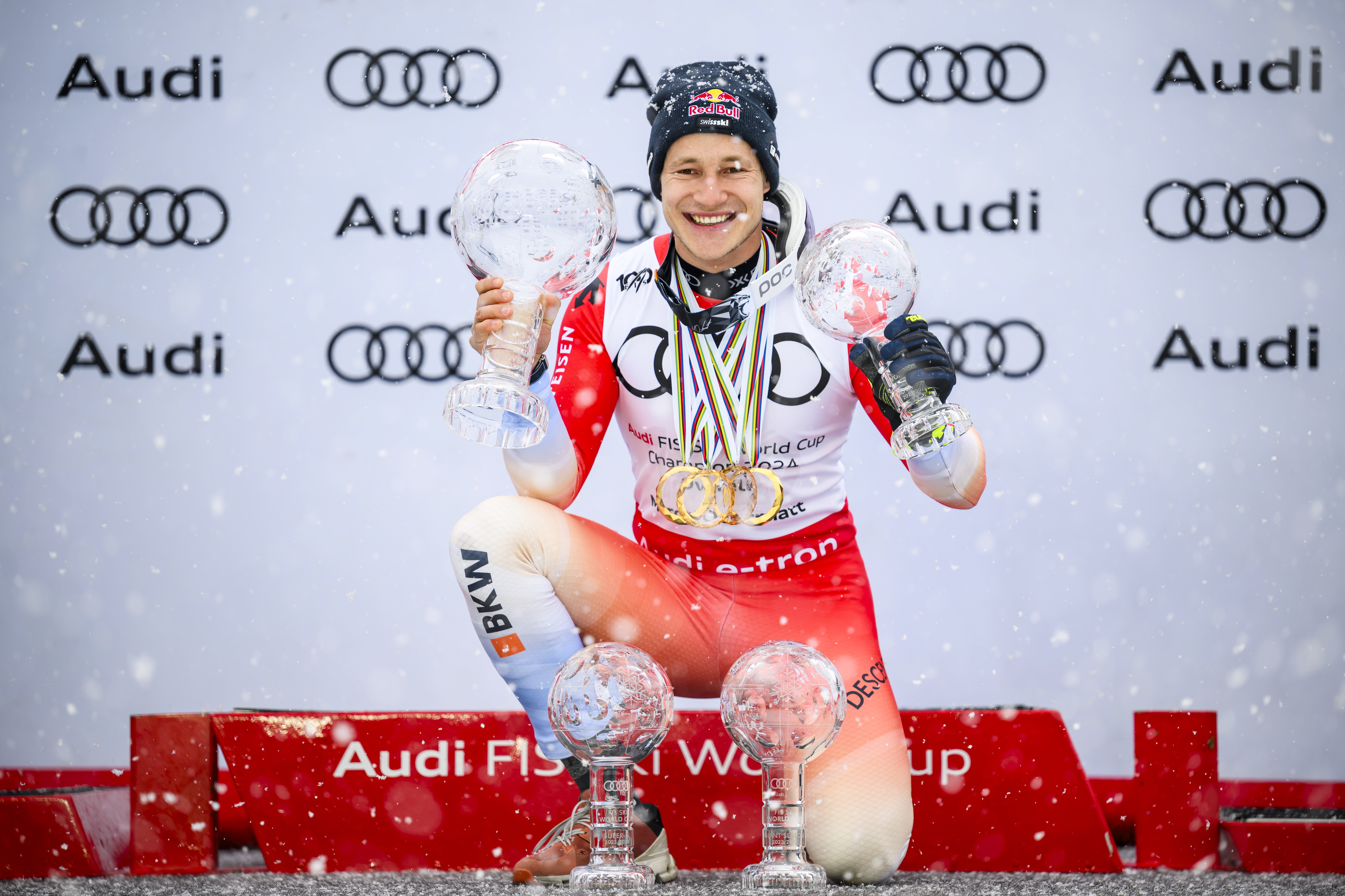 Men's downhill in Saalbach cancelled, Odermatt wins fourth Crystal Globe