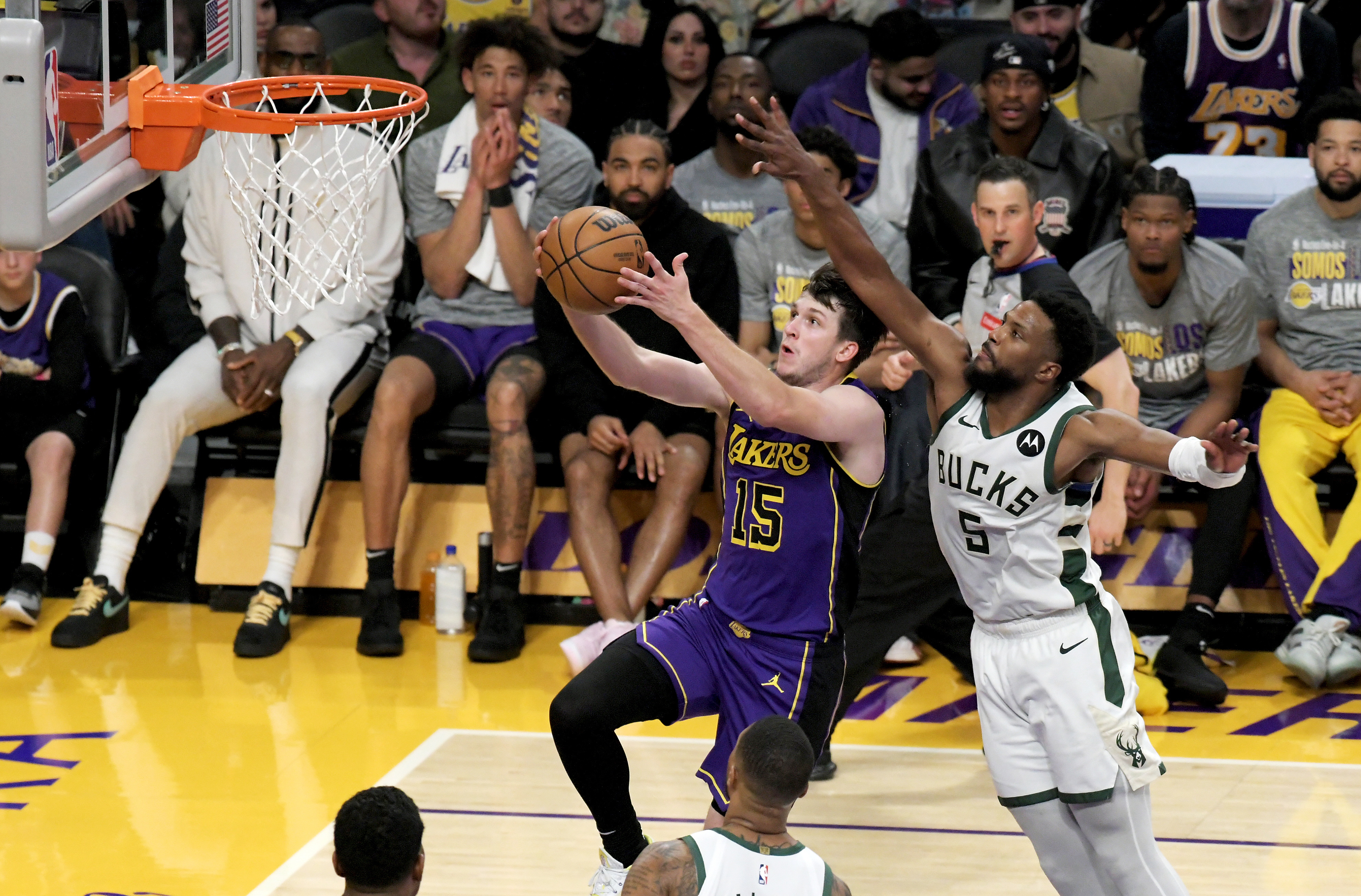 Lakers rally from a 19-point deficit to beat Milwaukee in double overtime