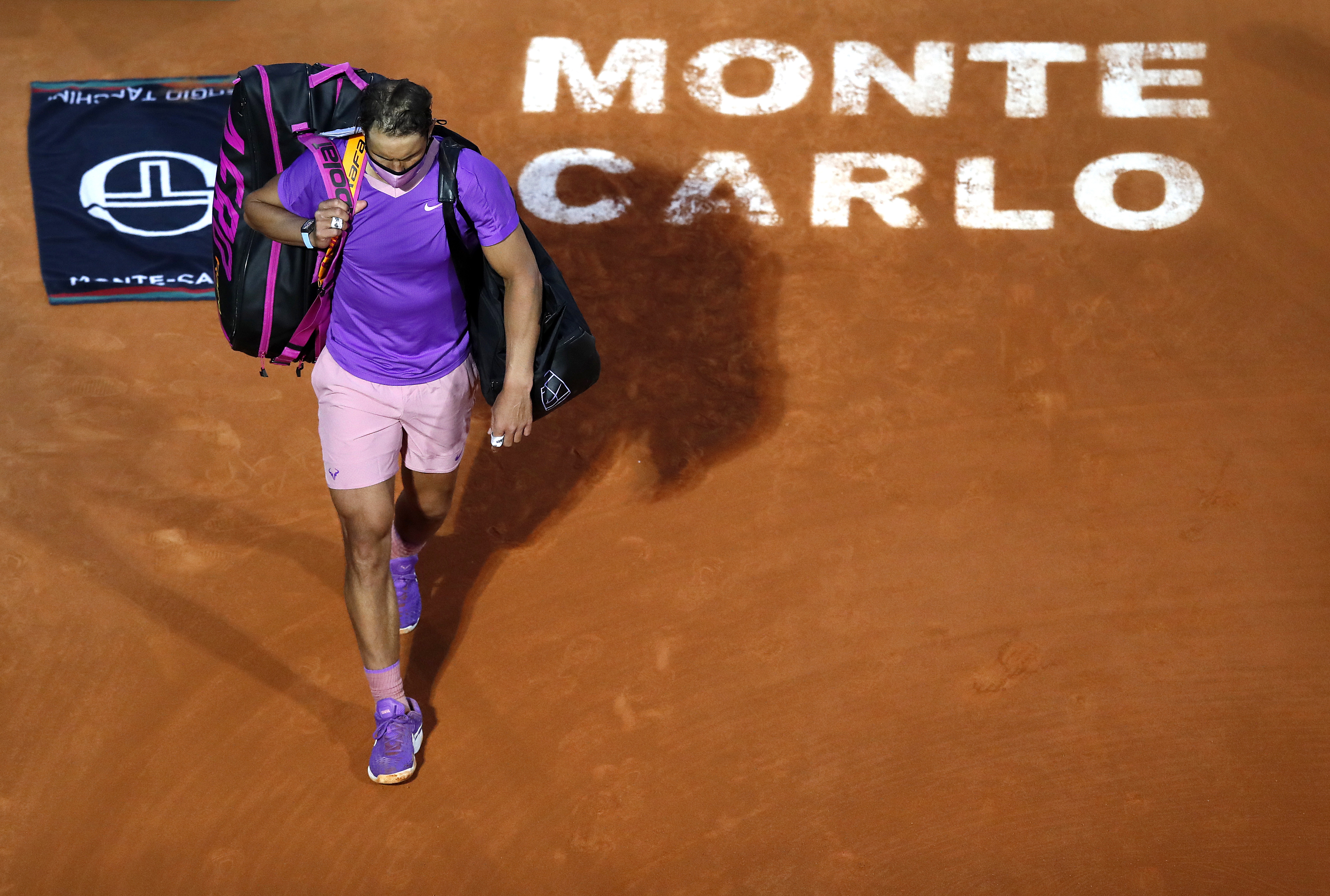 Nadal withdrew from the Monte Carlo Masters