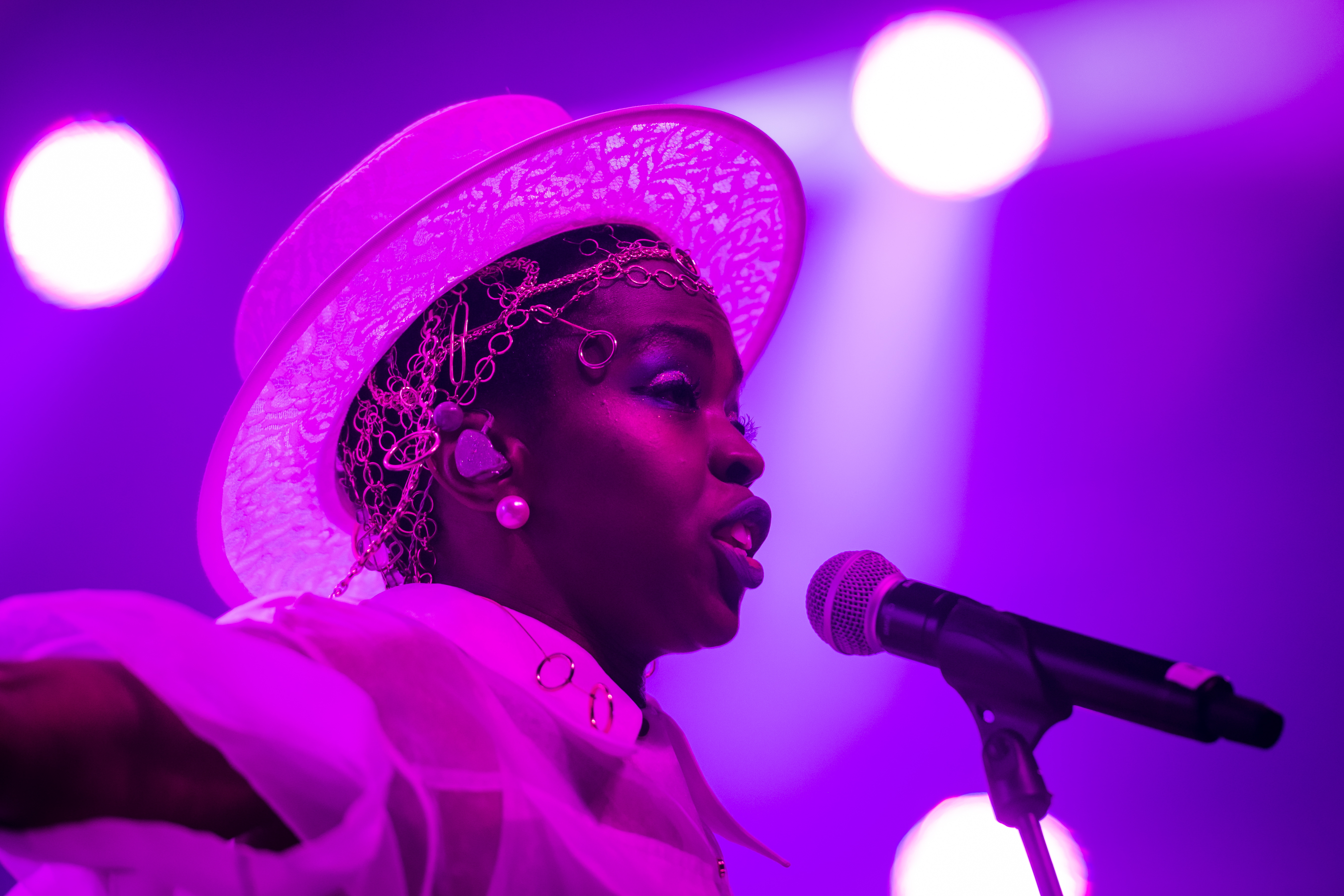 Lauryn Hill Lights Up Coachella Stage in Vibrant Balmain Ensemble