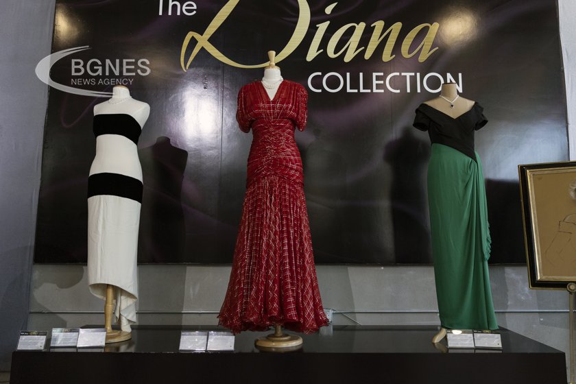 Princess Diana's dresses on display in Hong Kong