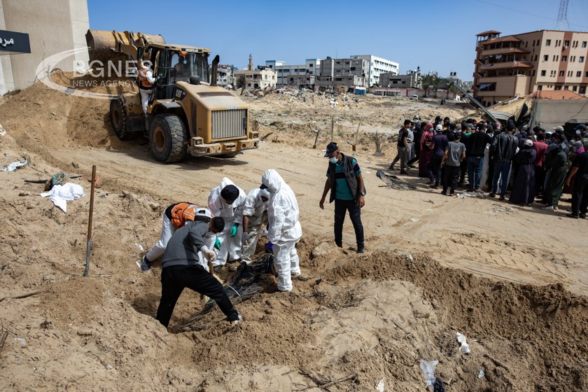 Nearly 300 bodies were found at Nasser Hospital after the withdrawal of Israeli forces