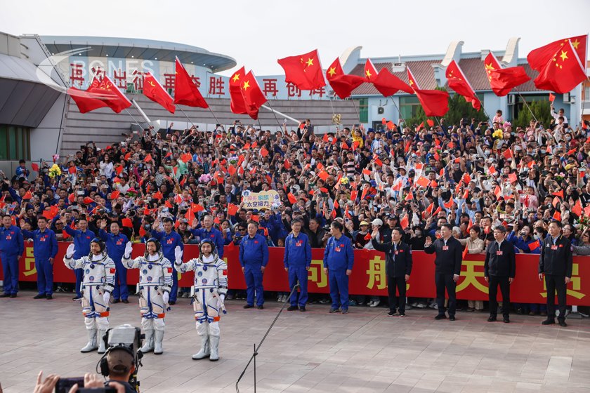 China's Shenzhou-18 mission took off for Tiangong space station