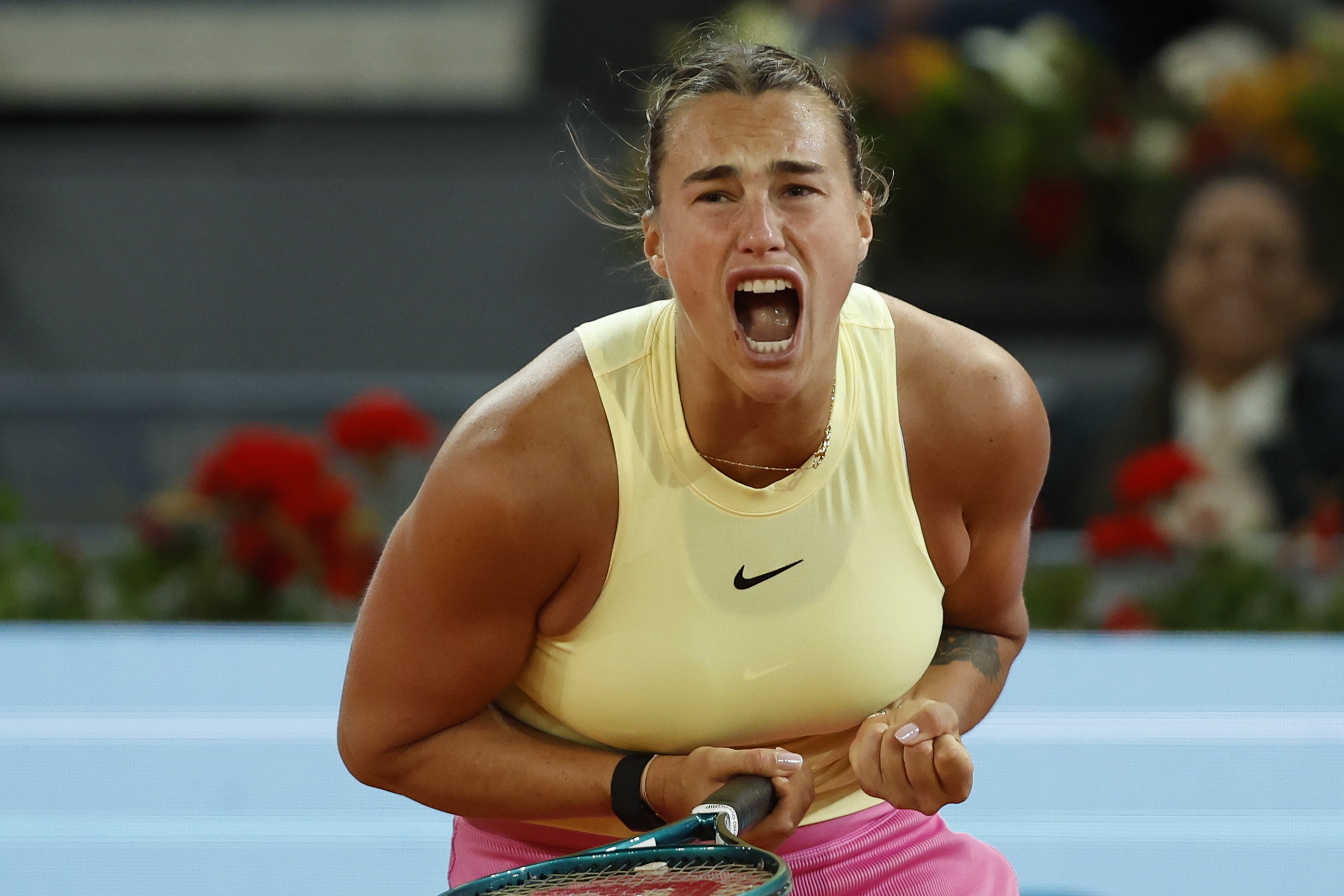 Sabalenka passes tough Rybakina test for another final with Swiatek in Madrid