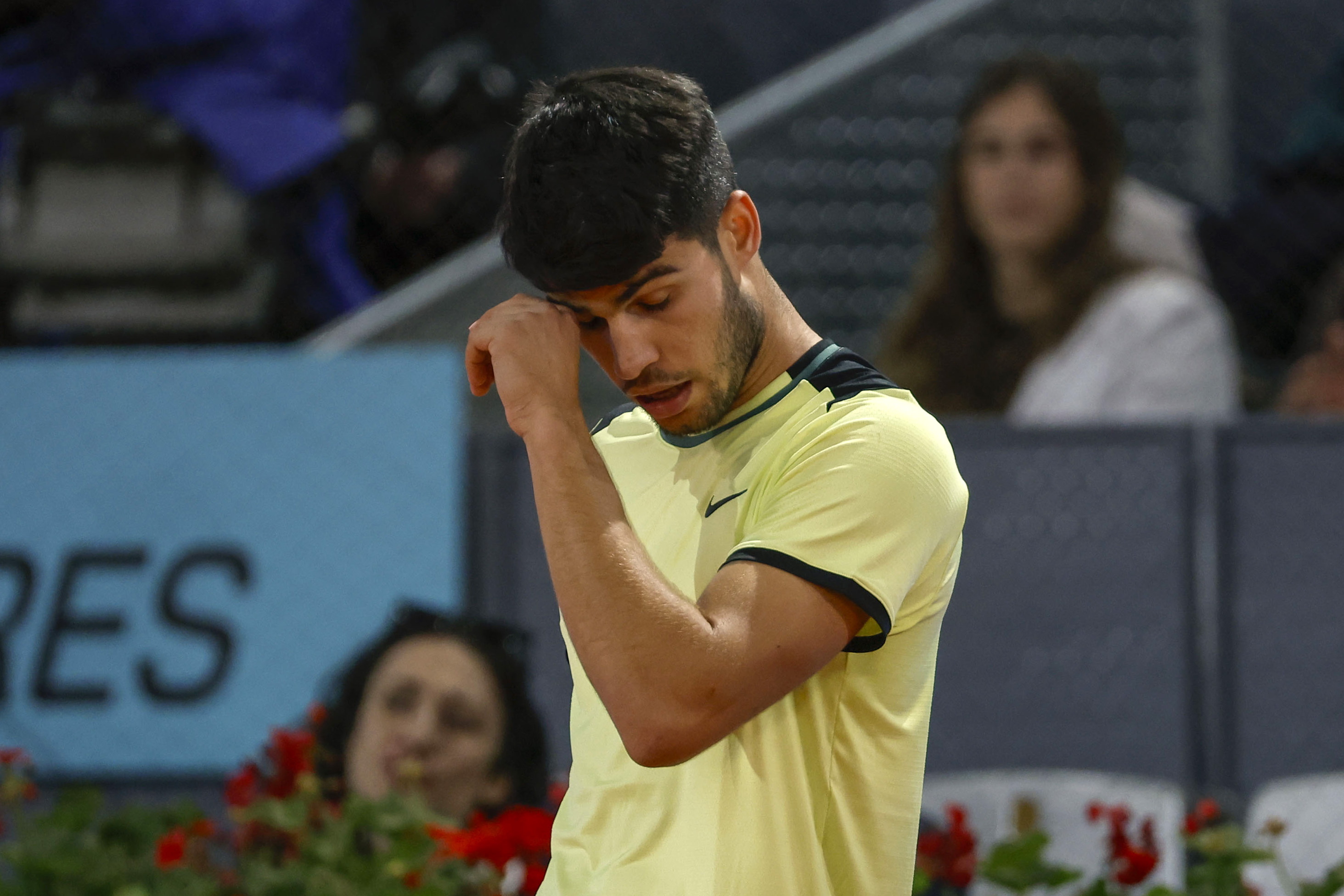 Alcaraz is out of Rome Masters due to arm injury