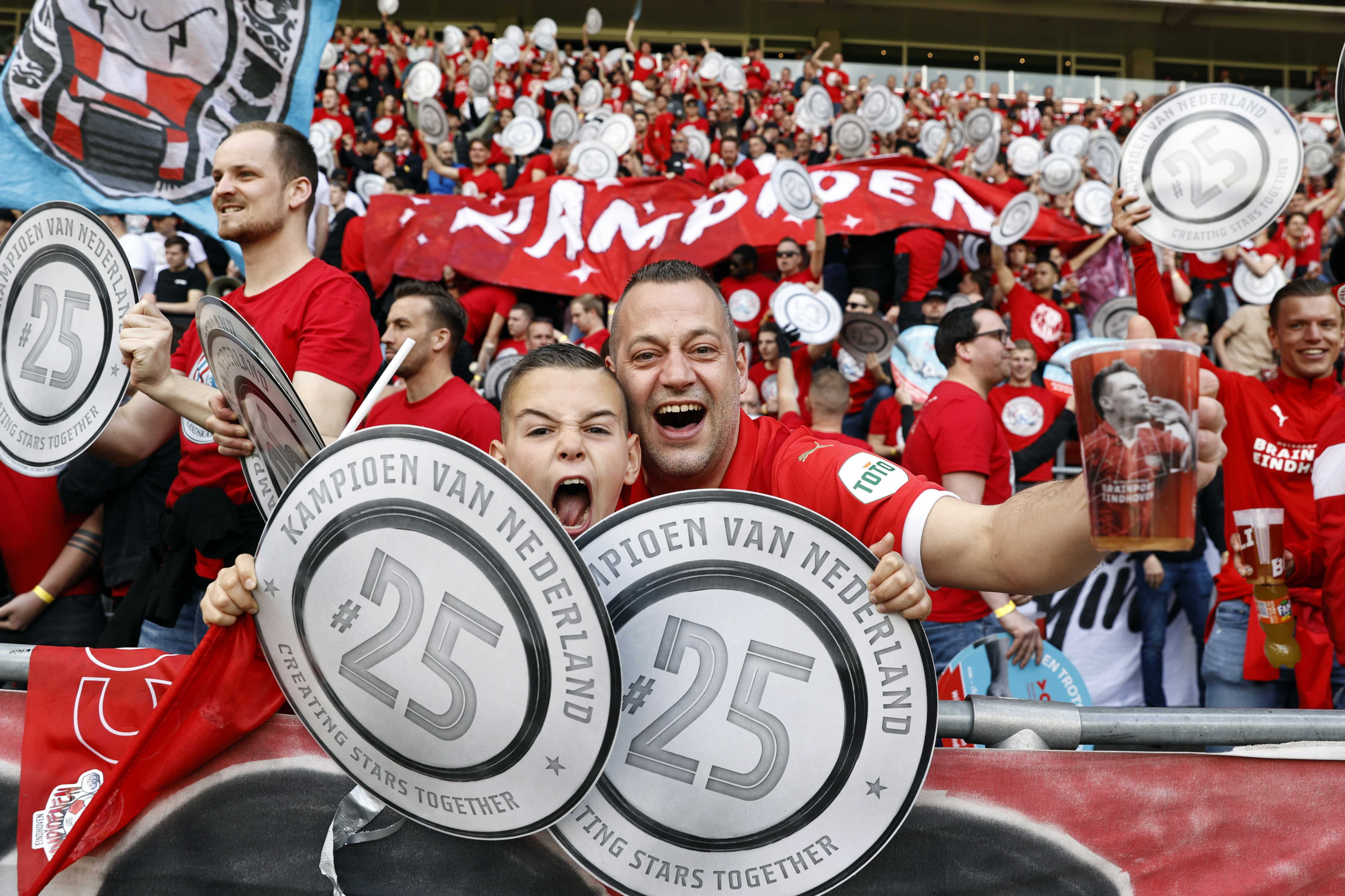 PSV Eindhoven seal their 25th Eredivisie title