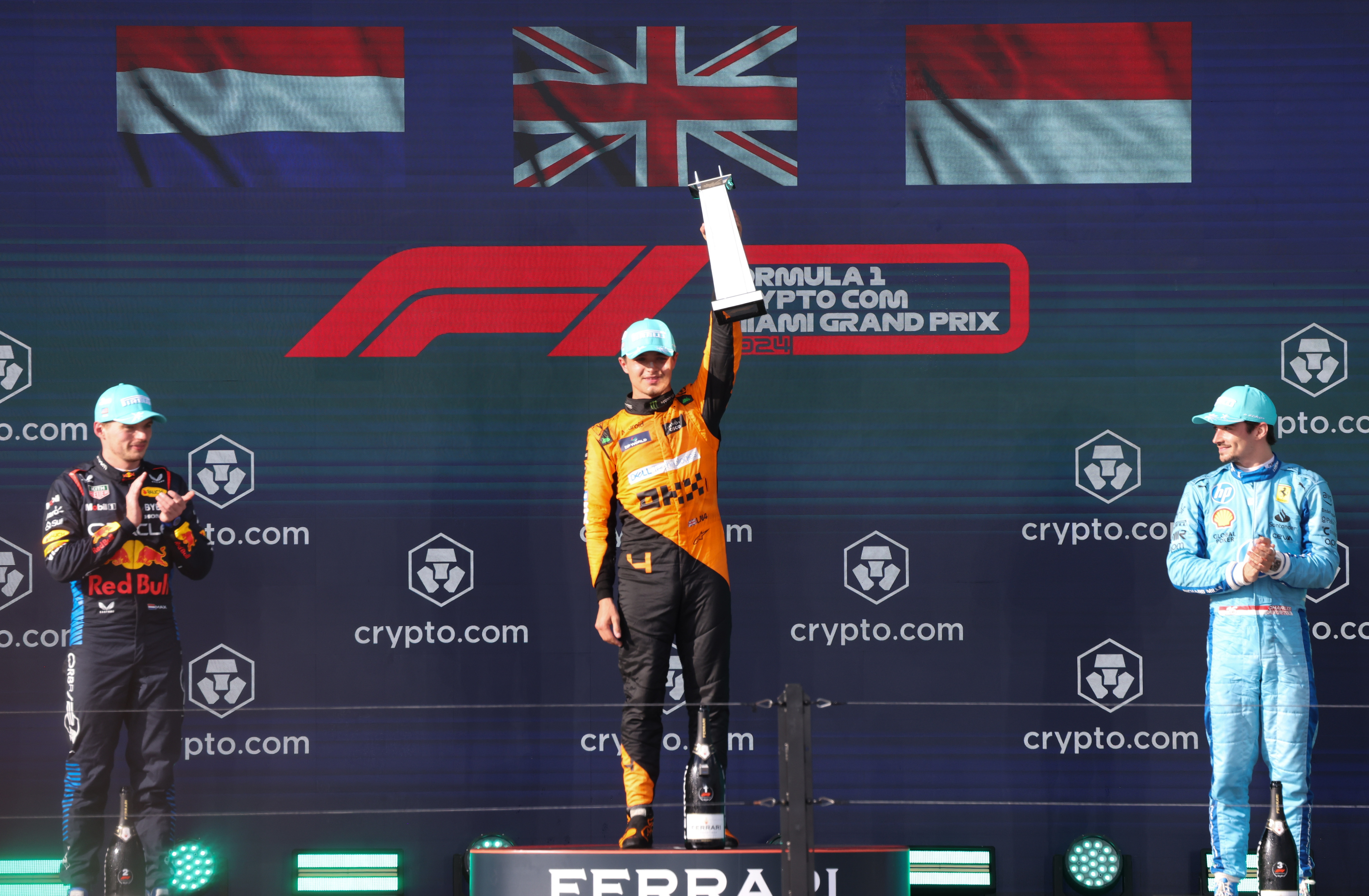 Norris beats Verstappen in Miami for debut F1 win