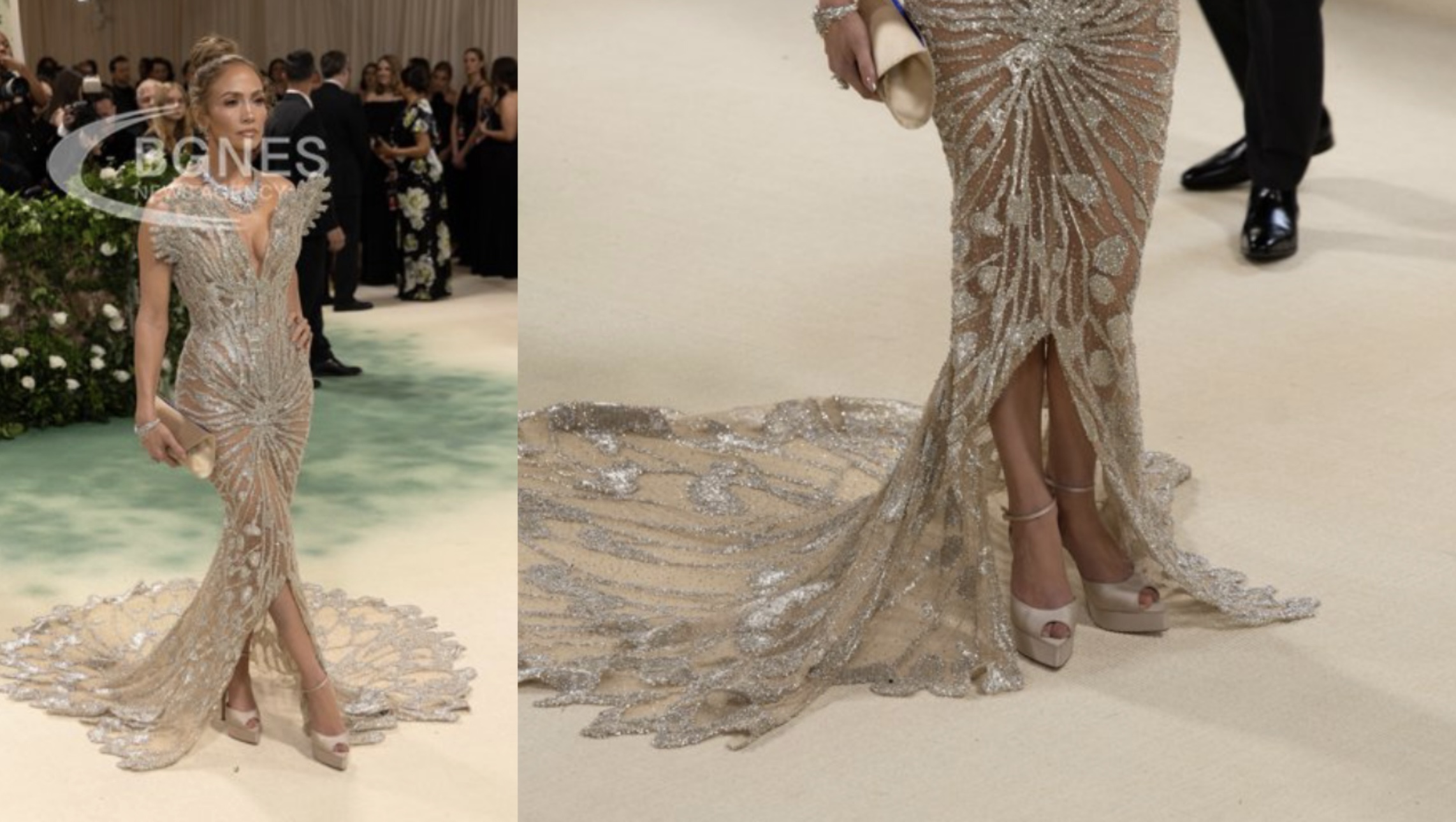 Jennifer Lopez stole the show in a breathtaking gown at the 2024 Met Gala