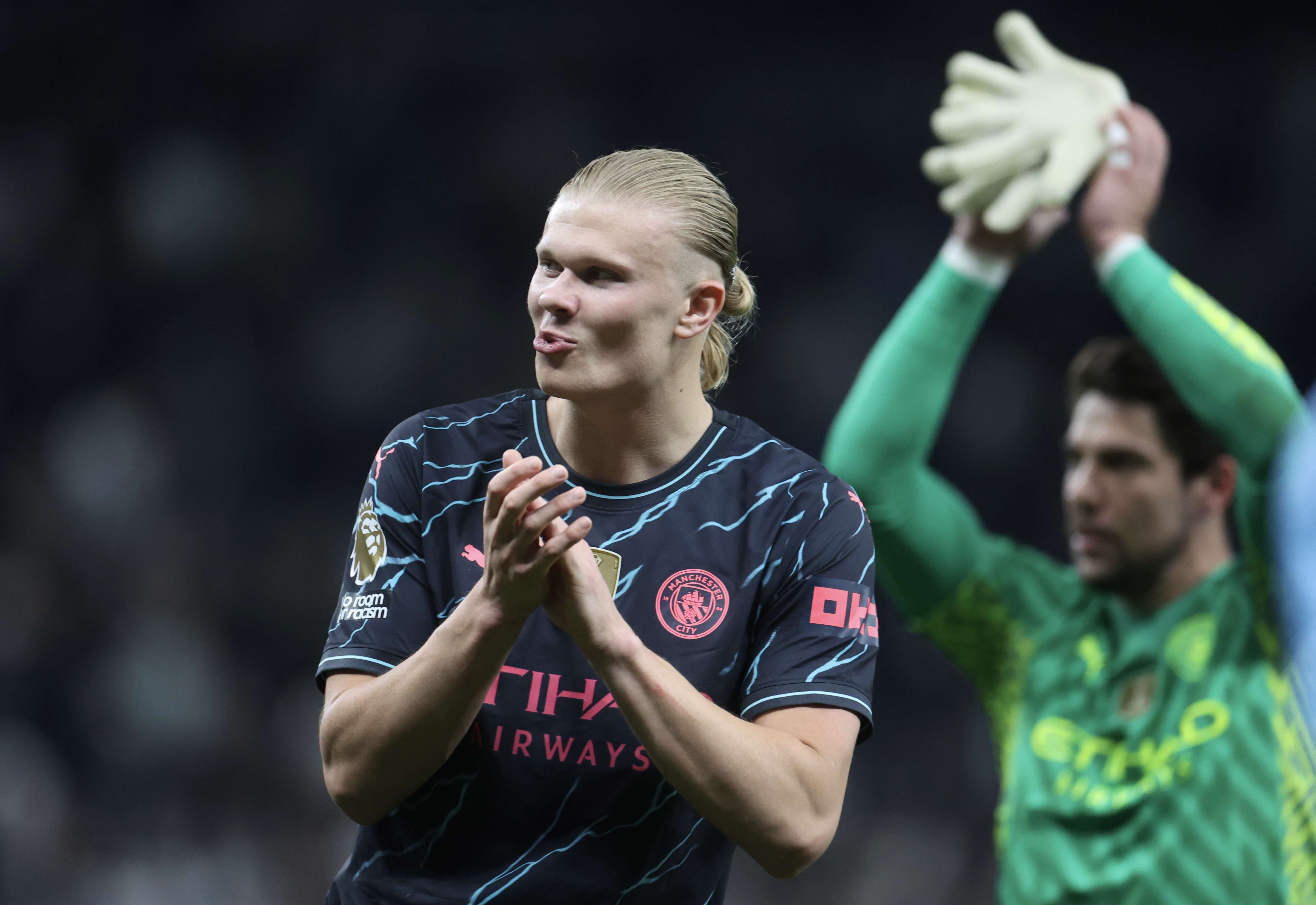 Unexpected hero and Haaland double put City on title brink