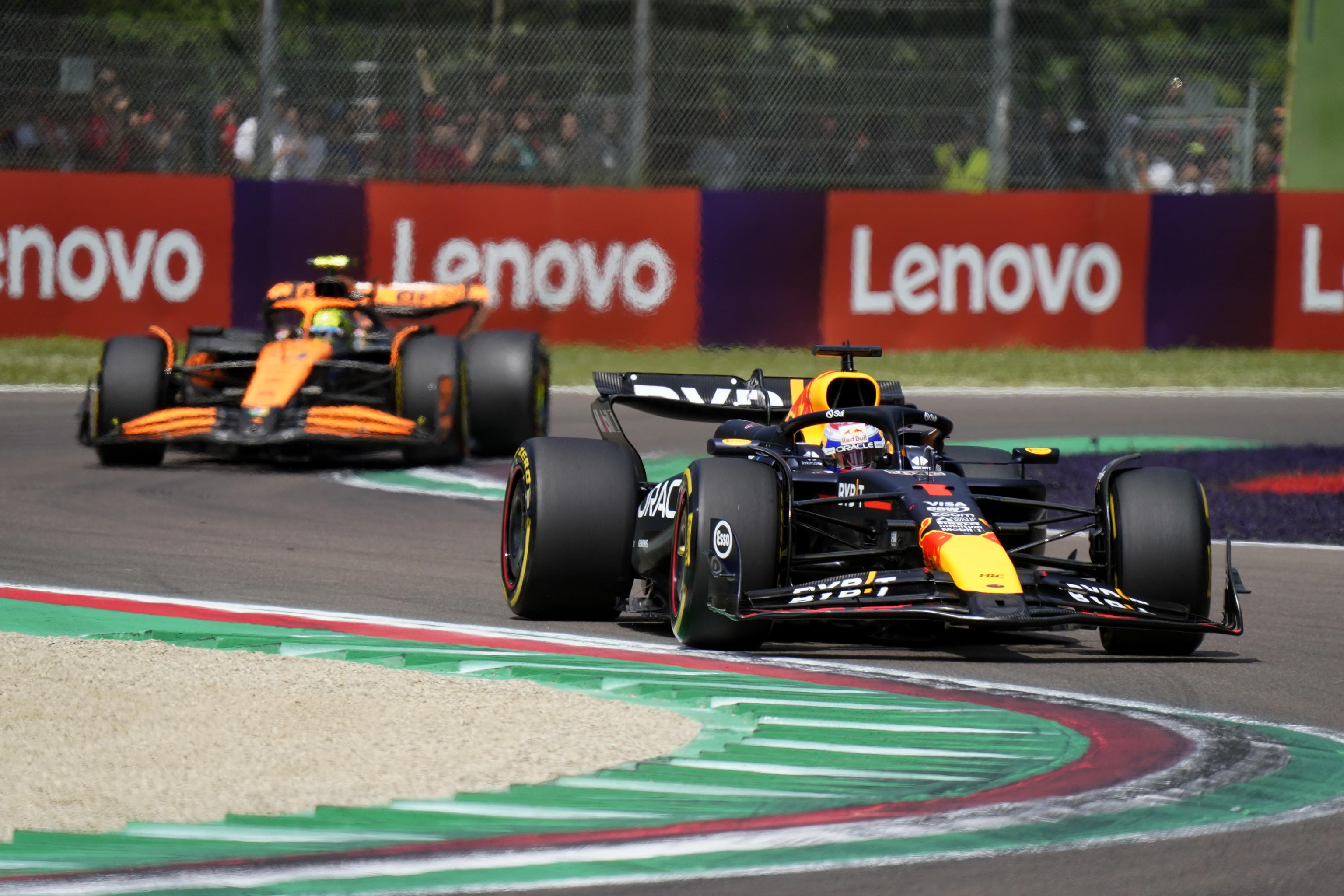 Verstappen held off Norris for Emilia-Romagna Grand Prix win