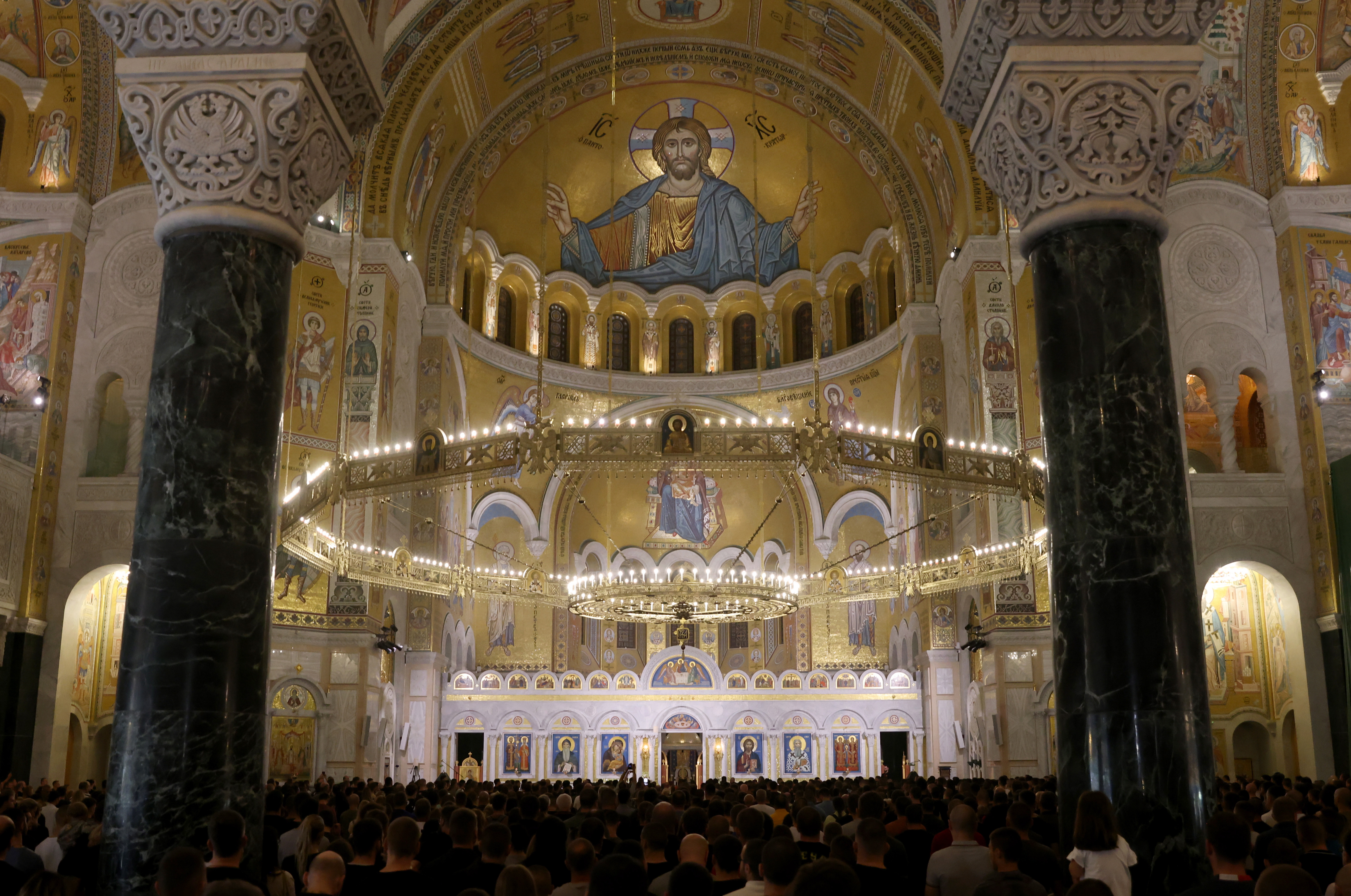 Serbian churches ring bells in protest against the UN resolution on Srebrenica