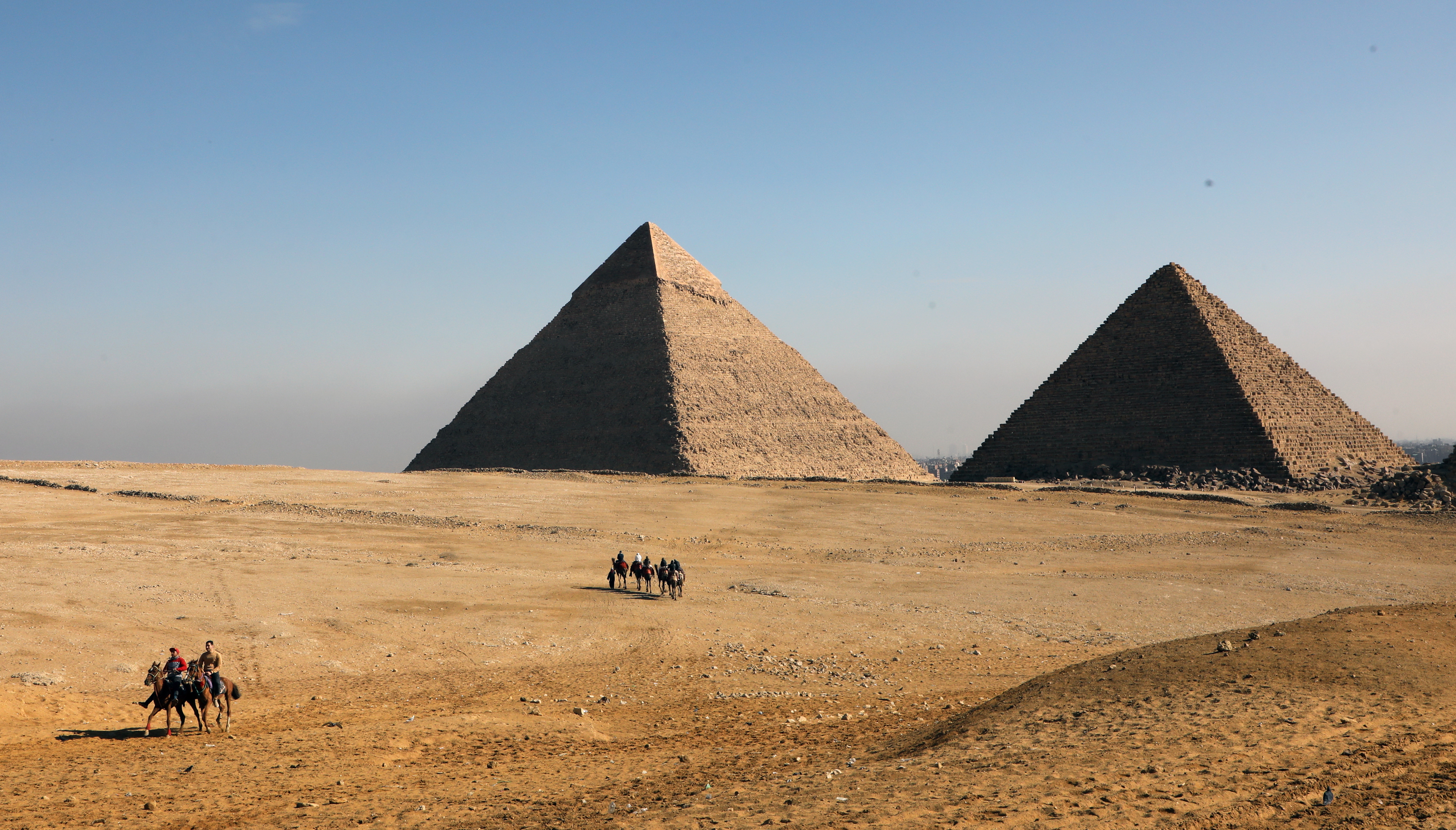 Archaeologists have discovered secret rooms under the pyramids