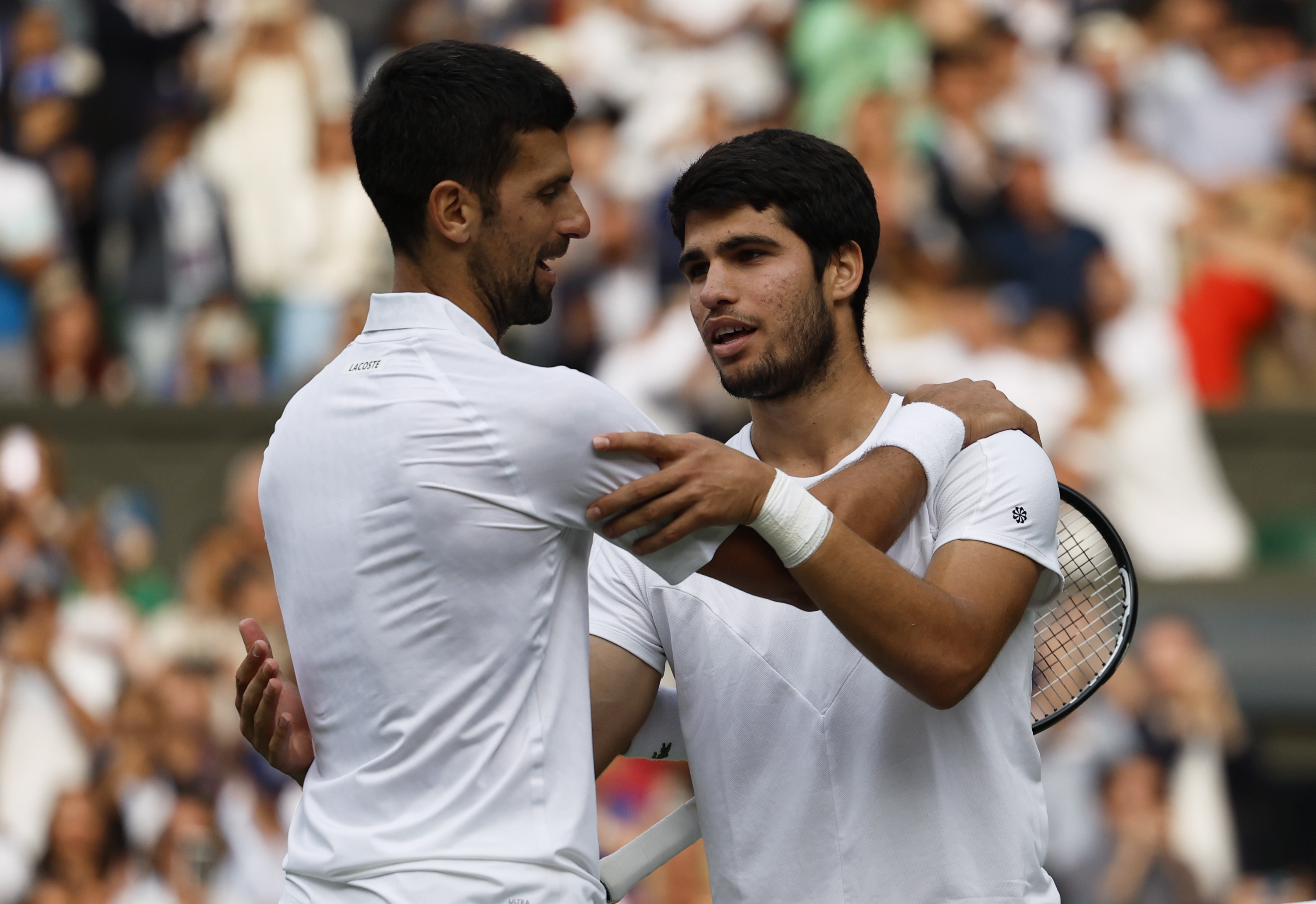 Carlos Alcaraz vs Novak Djokovic in a repeat of last year's Wimbledon final