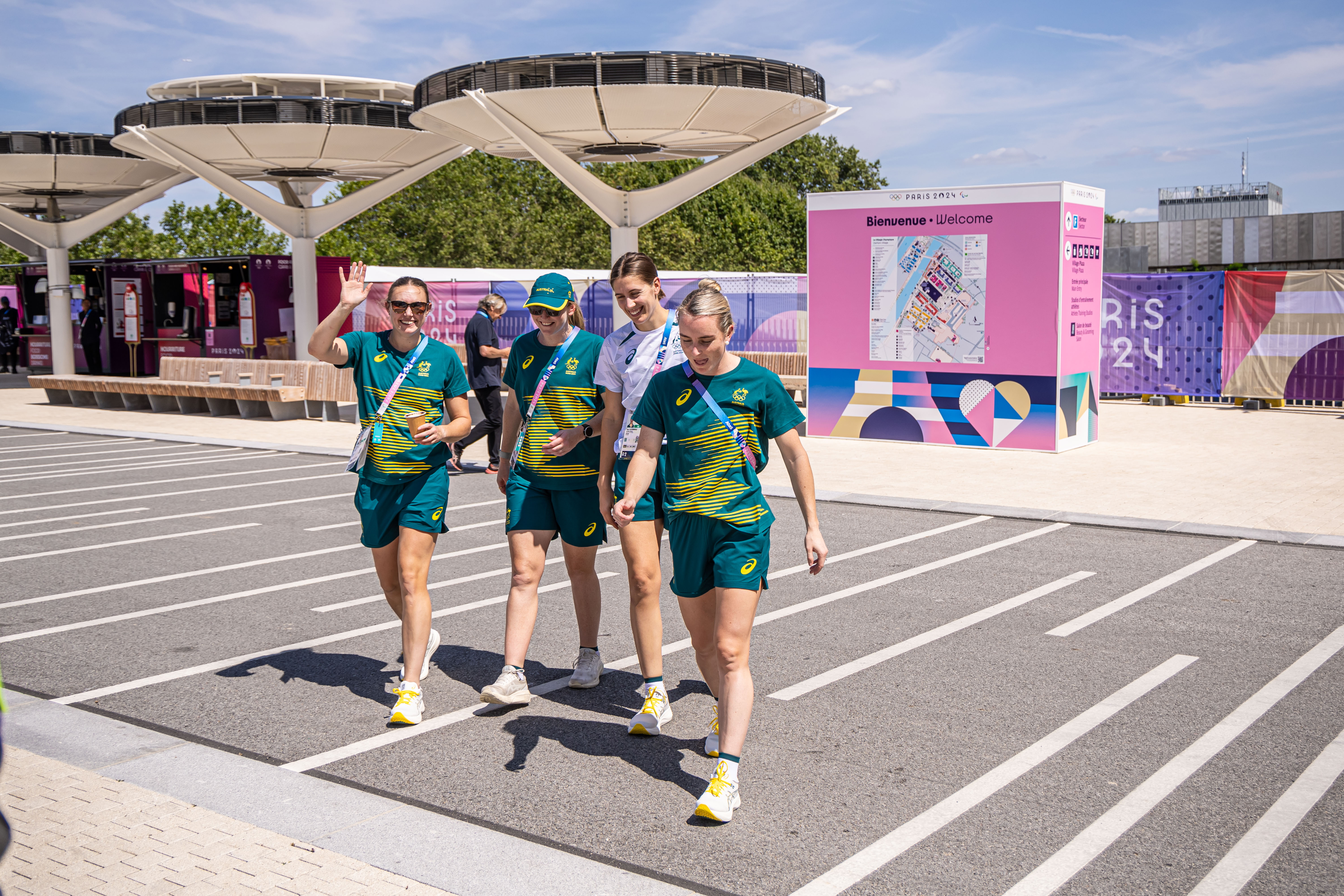 The Olympic village in Paris welcomed its first inhabitants