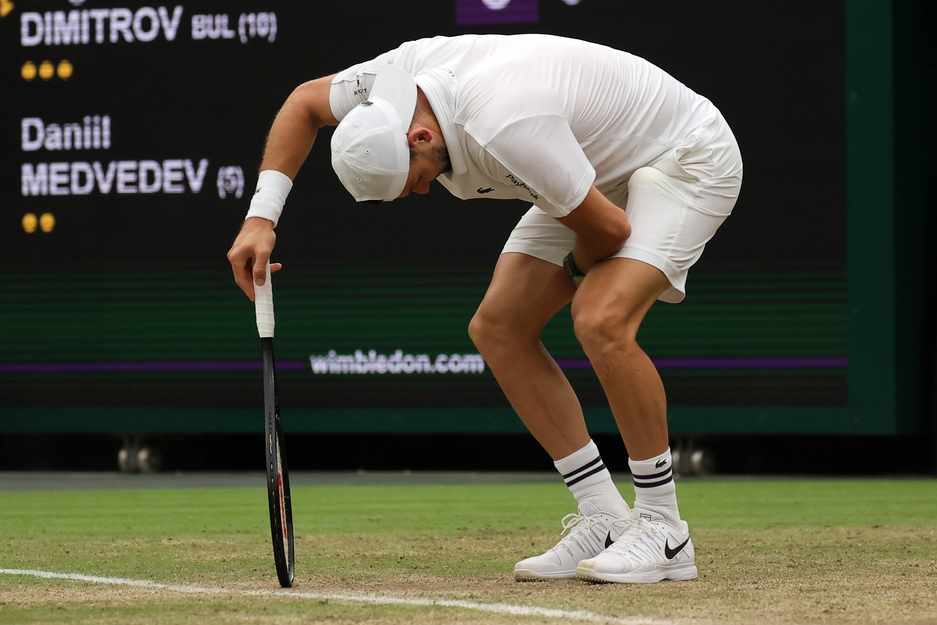 Grigor Dimitrov withdrew from the tournament in Washington