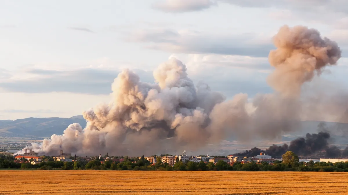 Horrifying VIDEO shows the extent of the explosion at Bulgarian town of Elin Pelin