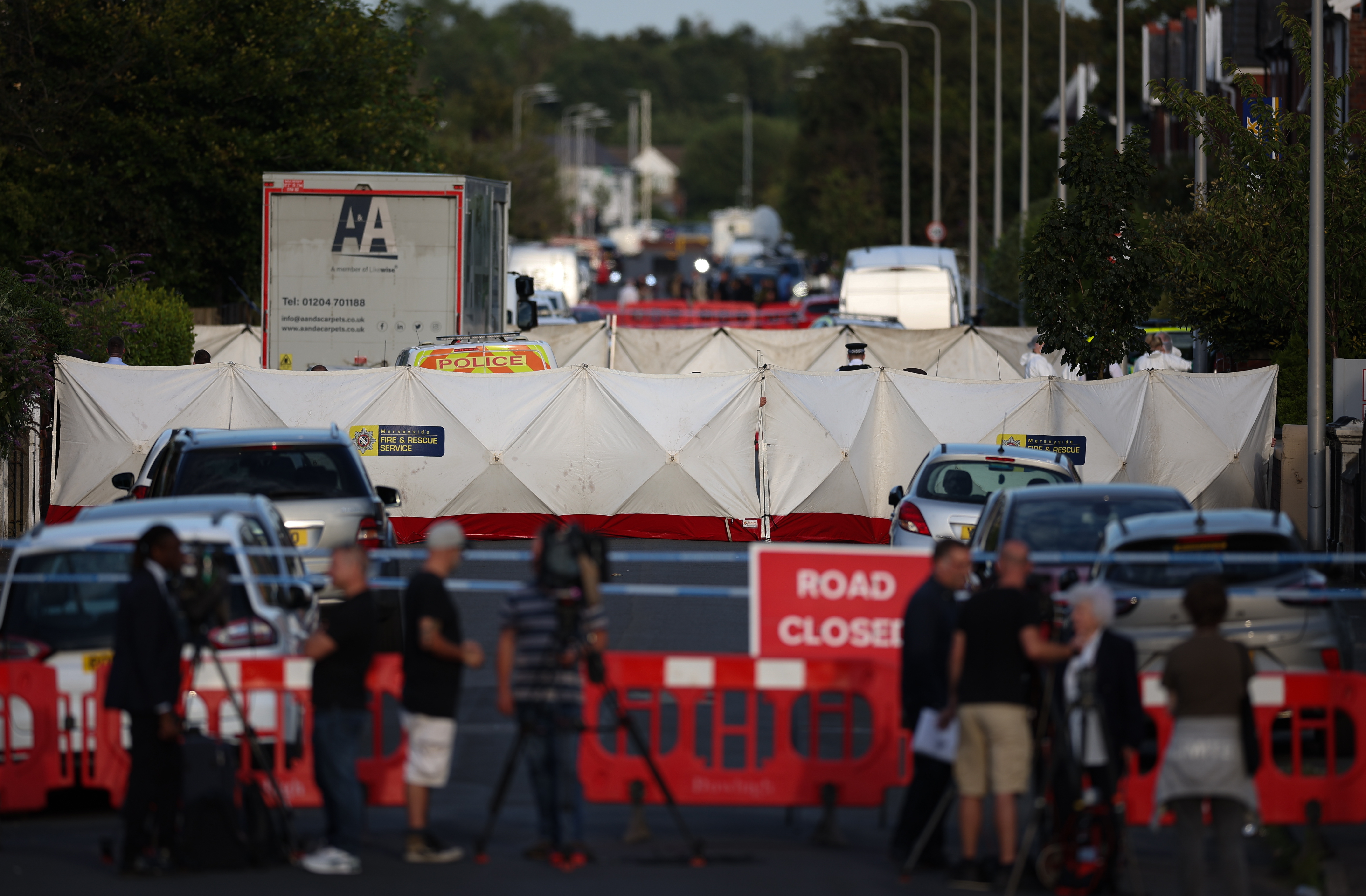 2 children killed and 9 injured after knife attack near Liverpool