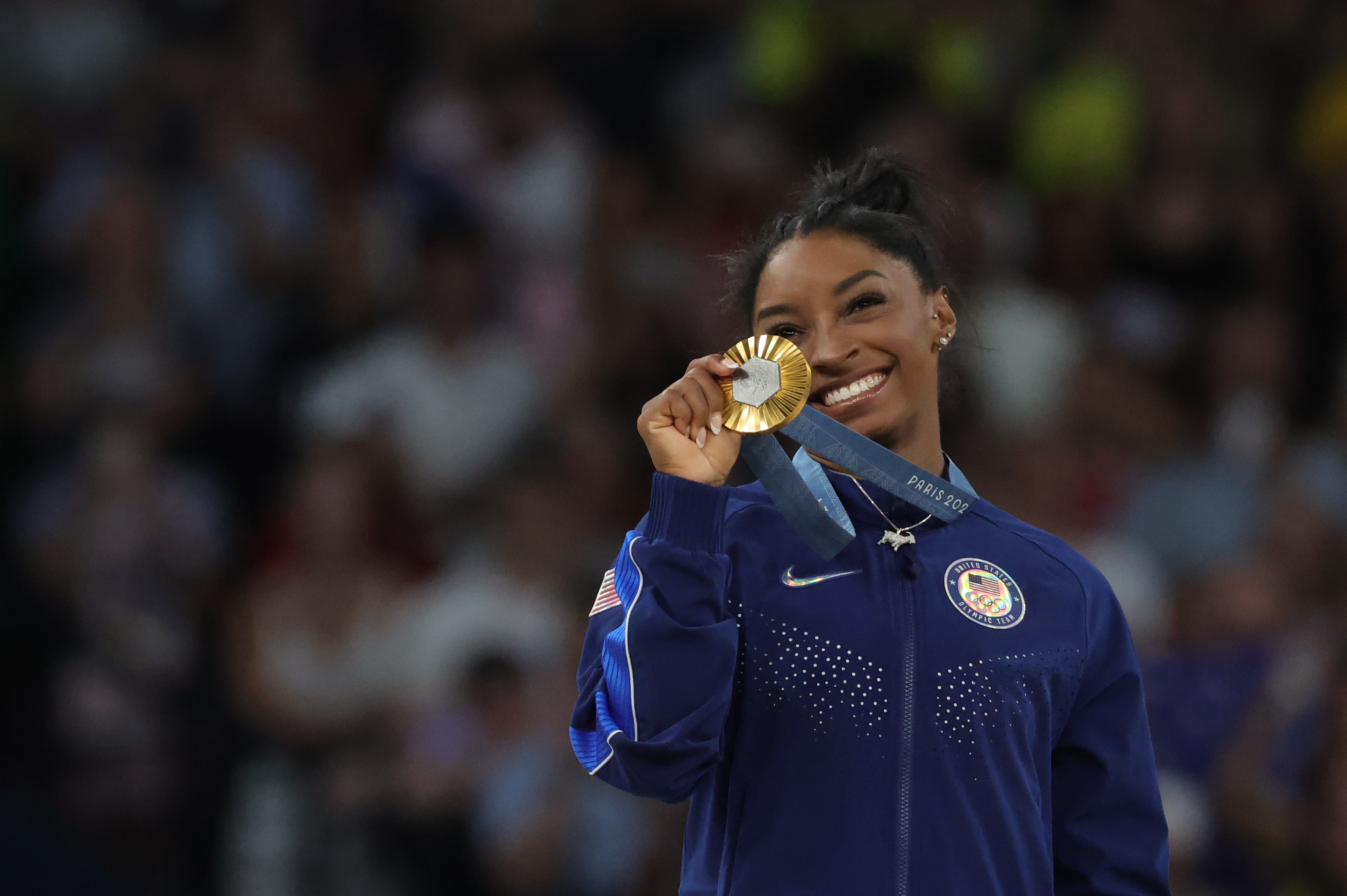 Sixth Olympic gold in the crown of Simone Biles in gymnastics