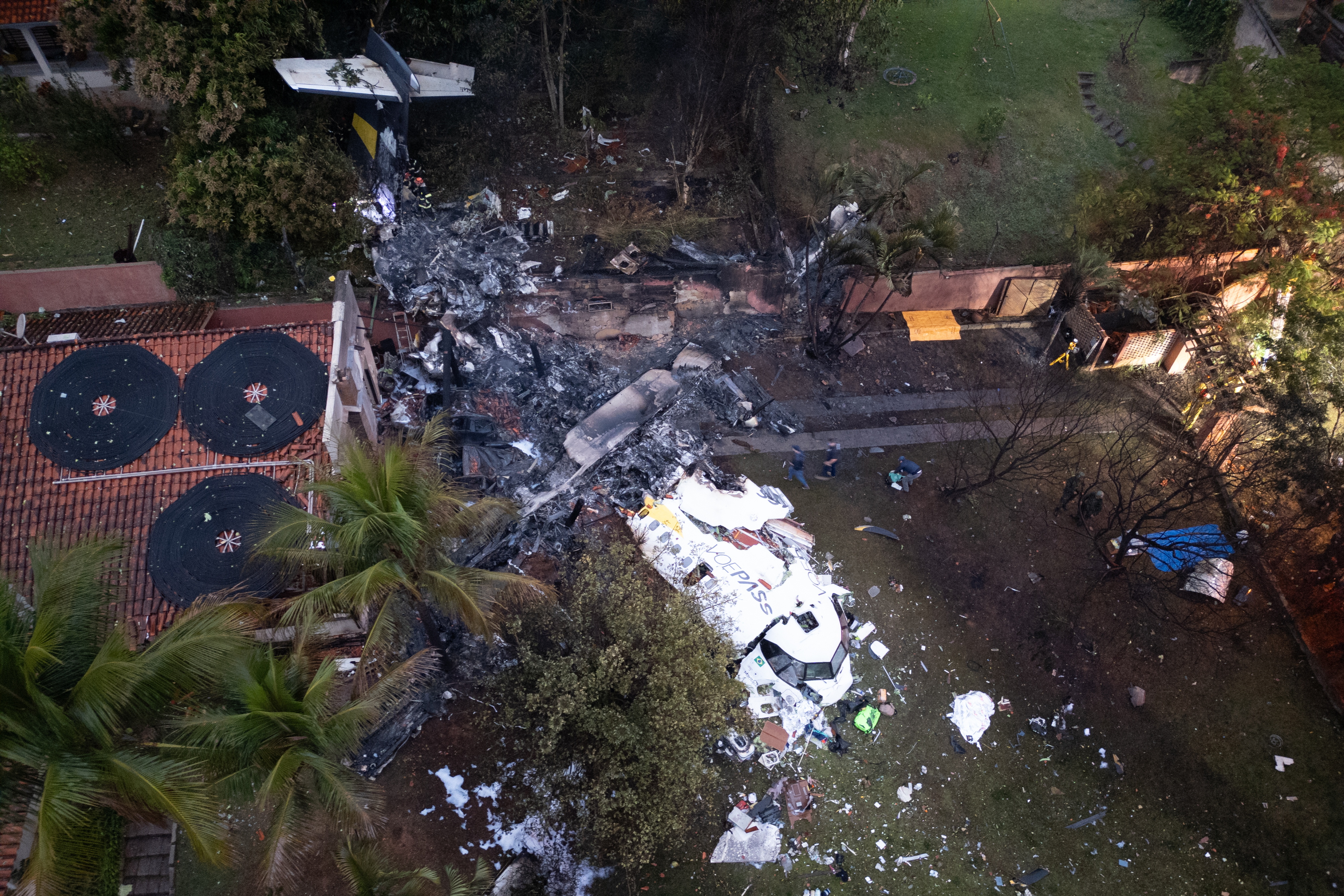 Plane with 62 on board crashes in Brazil, no survivors