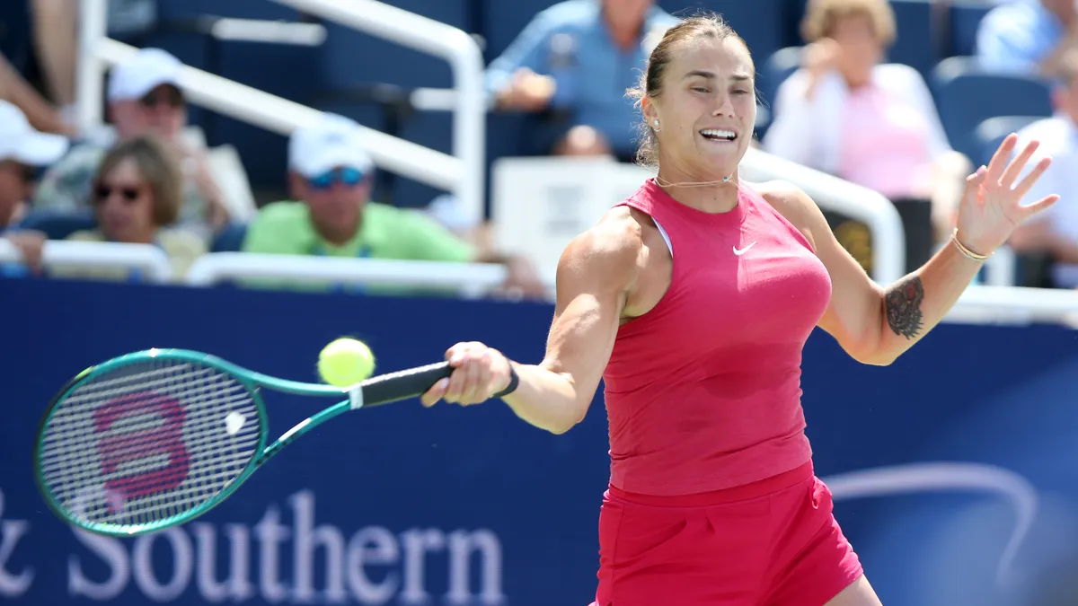 Aryna Sabalenka warms up for the US Open with a title in Cincinnati