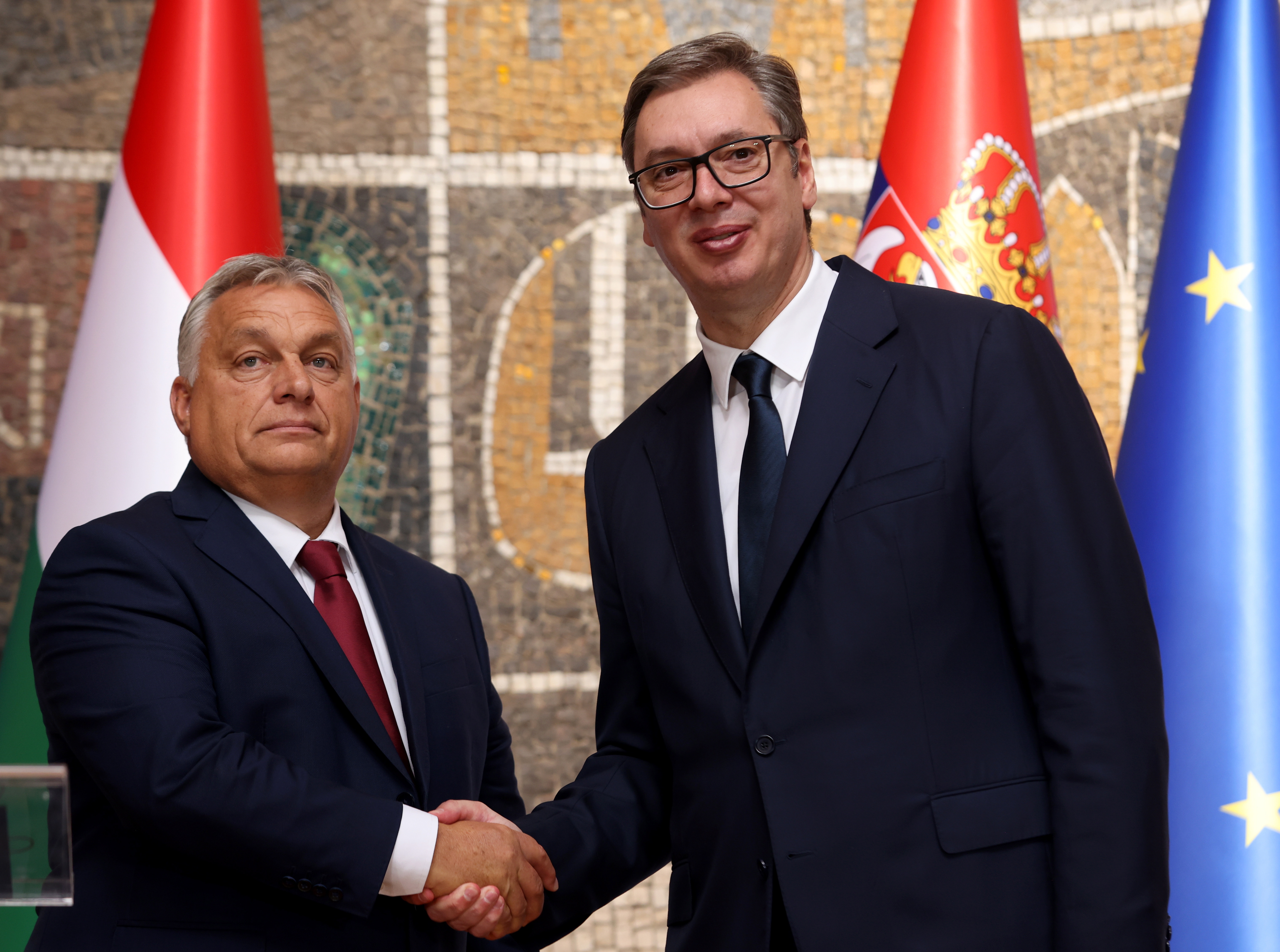 Orban awarded Vučić an order for his "historic merits and strategic partnership"