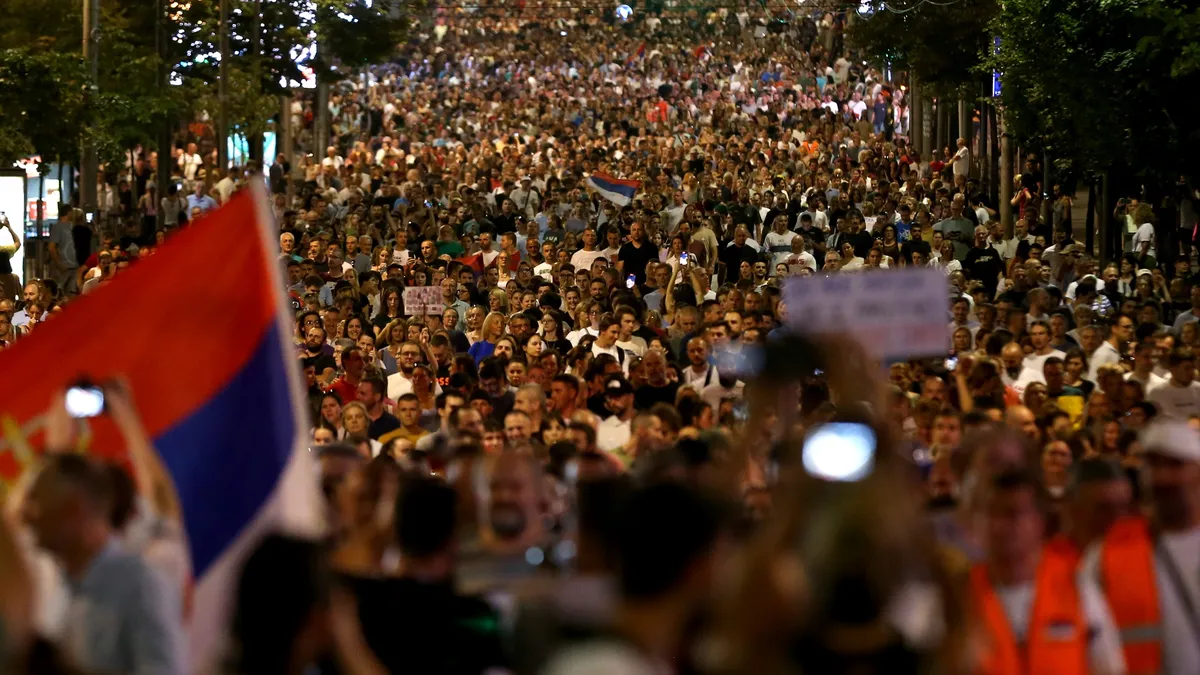 Freedom House condemned the crackdown on protesters against lithium mining in Serbia