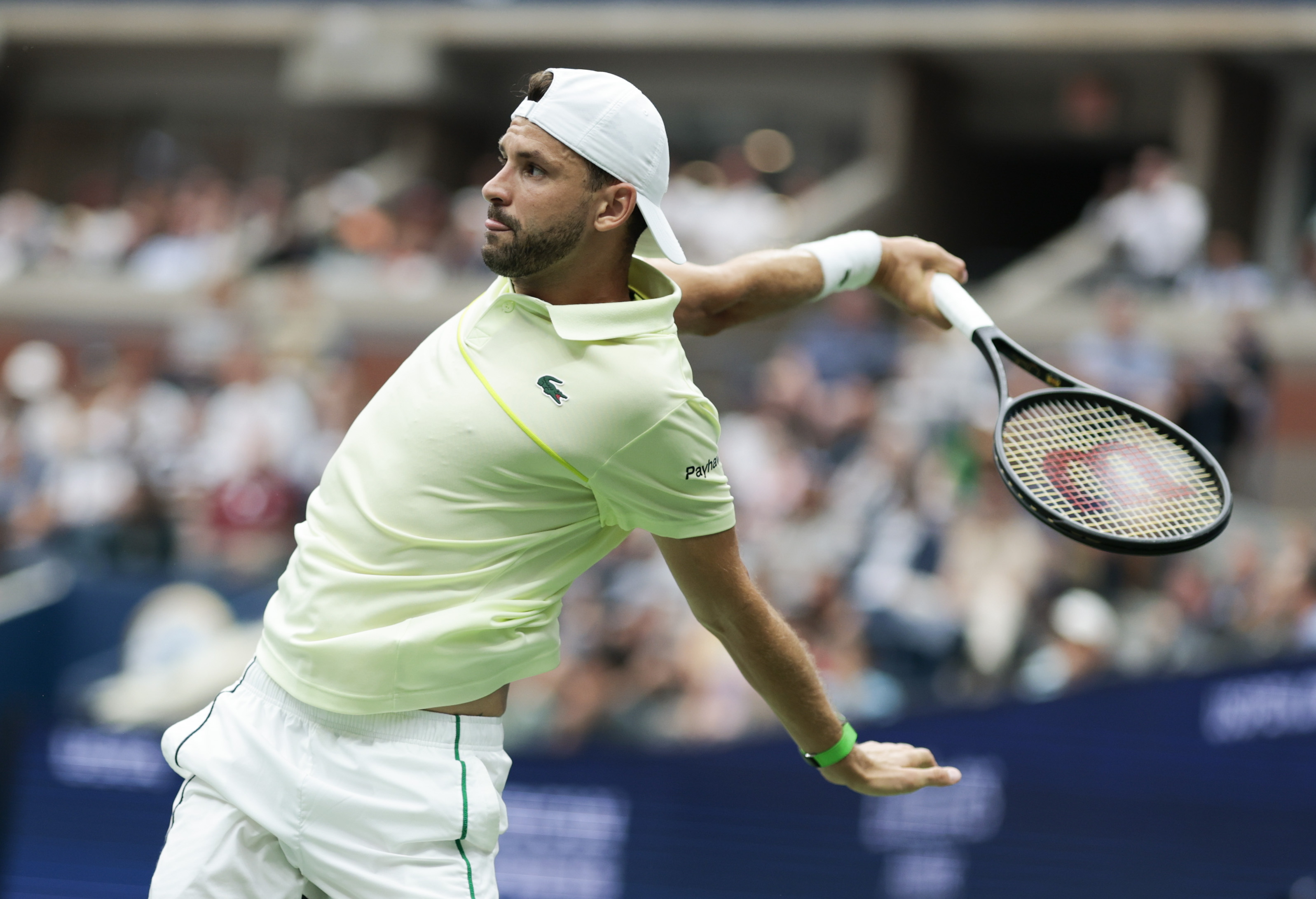 Grigor Dimitrov vs Frances Tiafoe on the 1/4-finals in New York