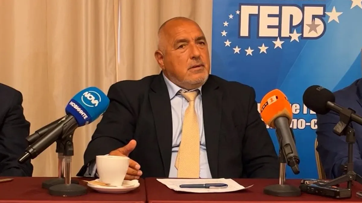 Former Bulgarian PM Boiko Borisov: I will save you again!