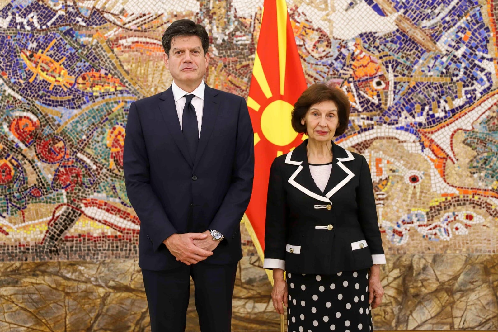 Siljanovska to the new EU ambassador: North Macedonia respects diversity and values ​​its neighbors