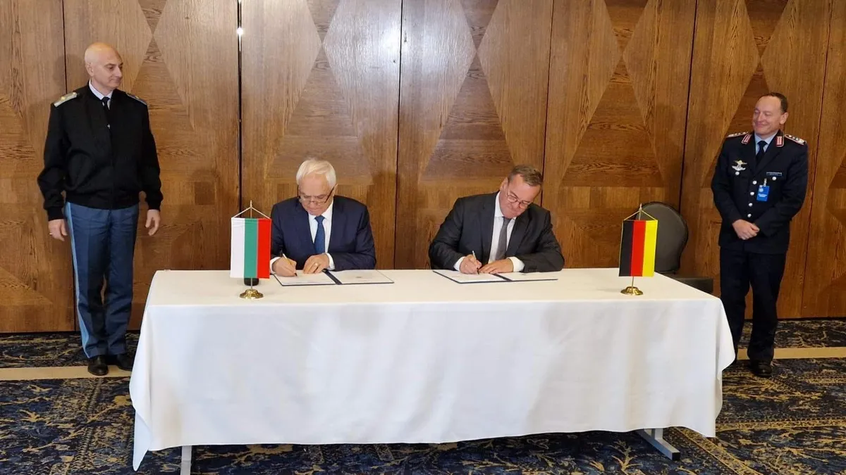 Bulgaria and Germany signed an Agreement for the joint purchase of IRIS-T SAMs