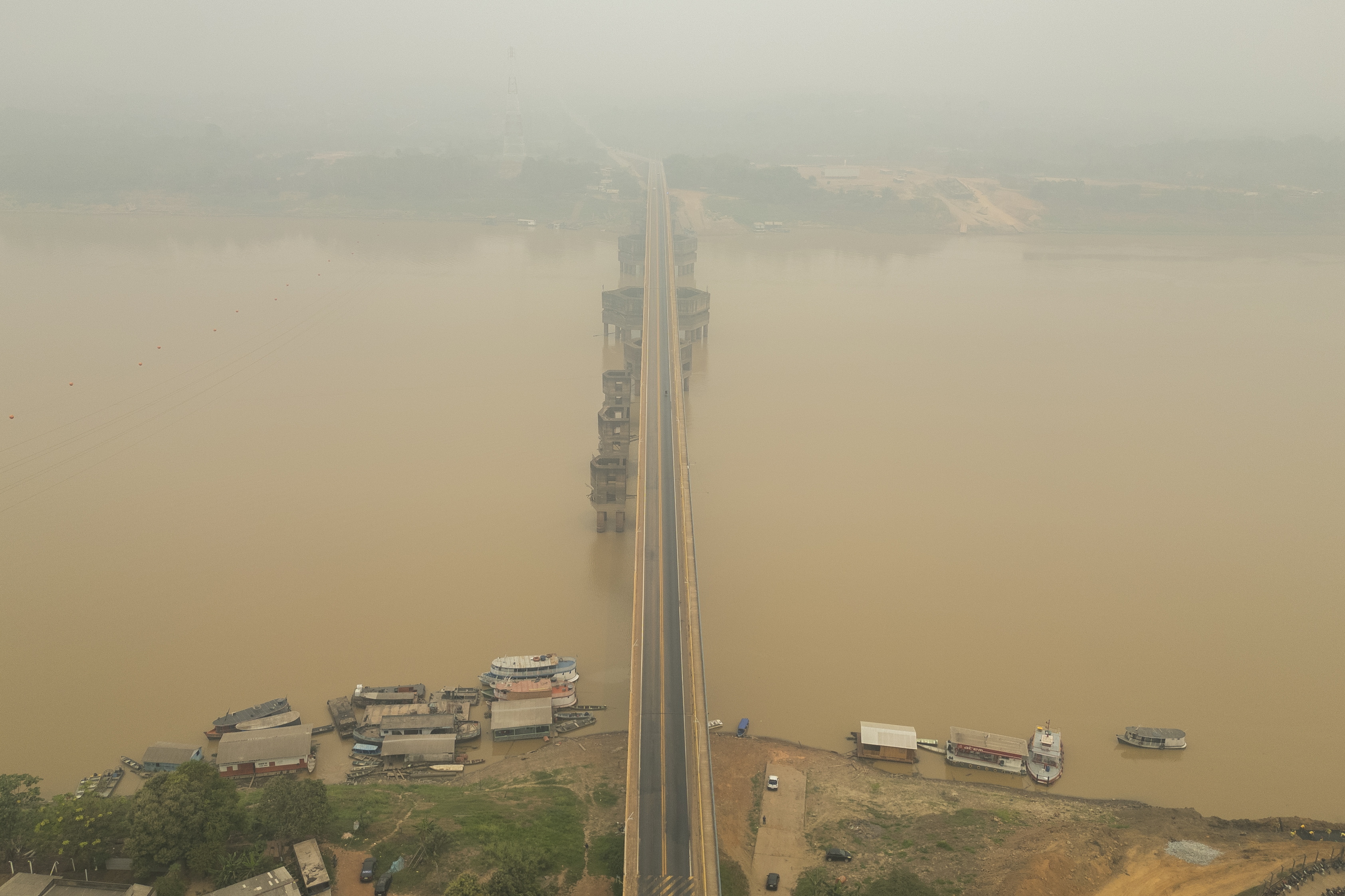 Smoke from huge forest fires is suffocating Brazil and neighboring countries