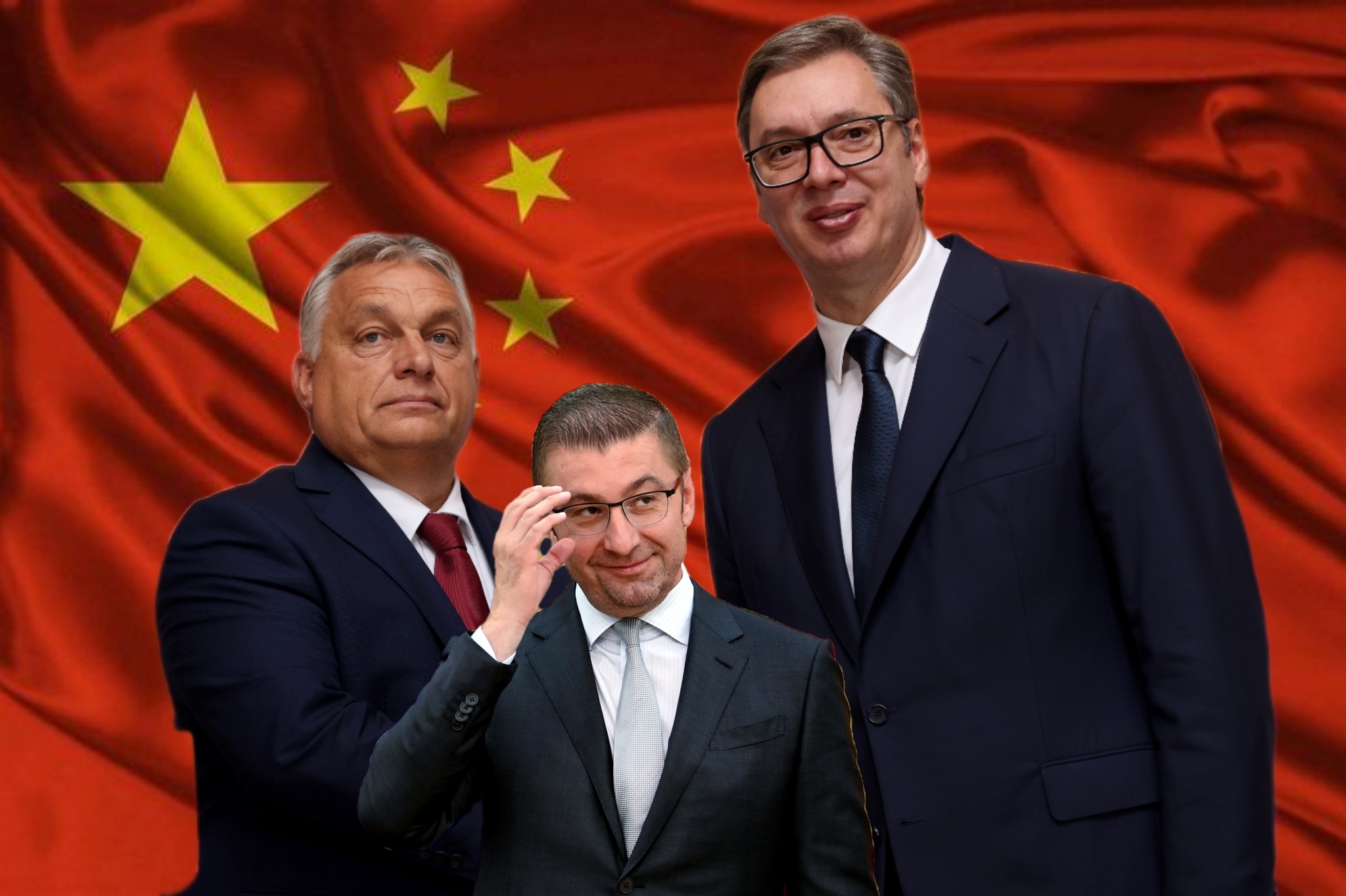 Mickoski kneels before Vucic and Orban. Hungary is China's hidden intermediary in the 500 million euro loan to North Macedonia