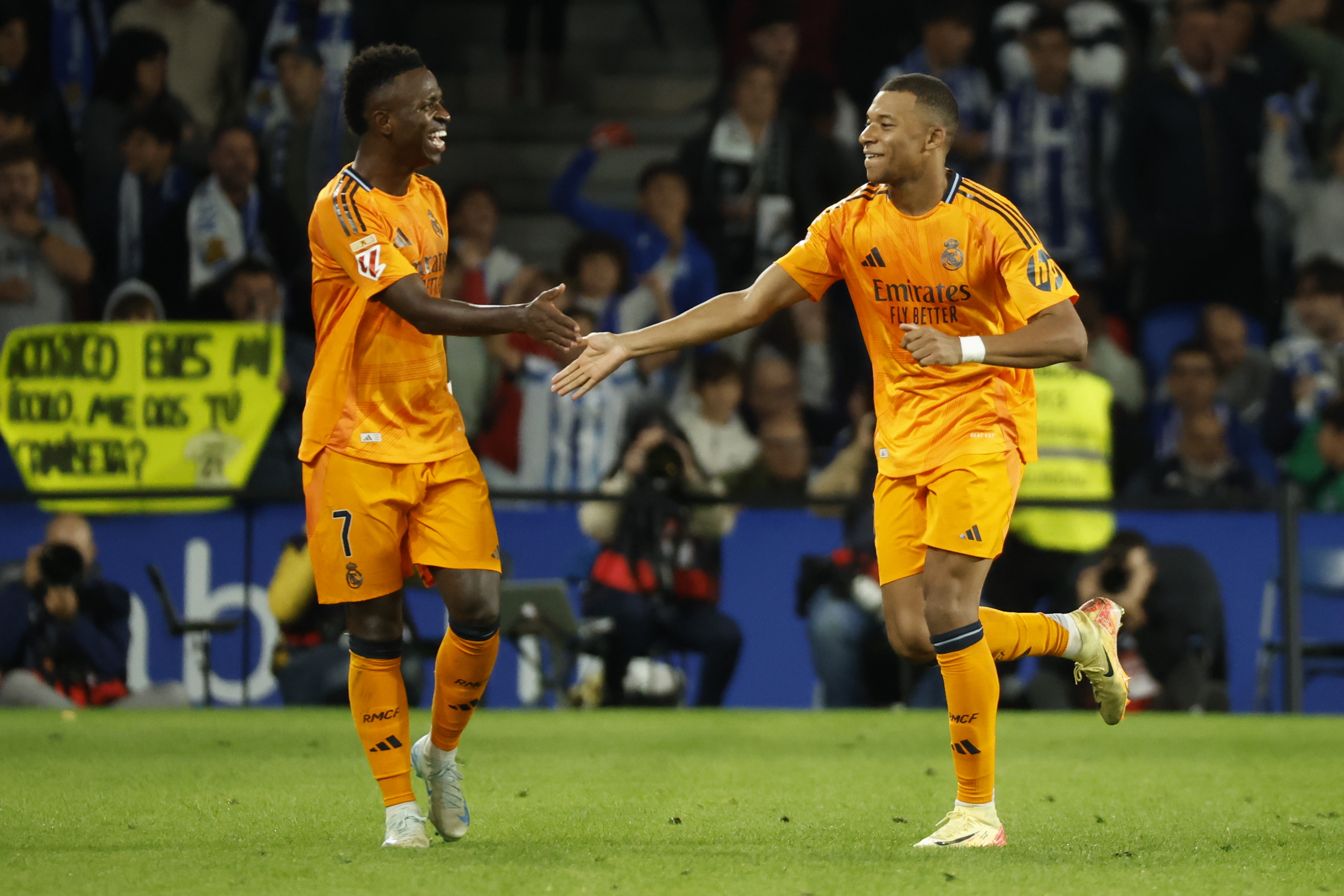 Two penalties handed Real Madrid victory over Real Sociedad