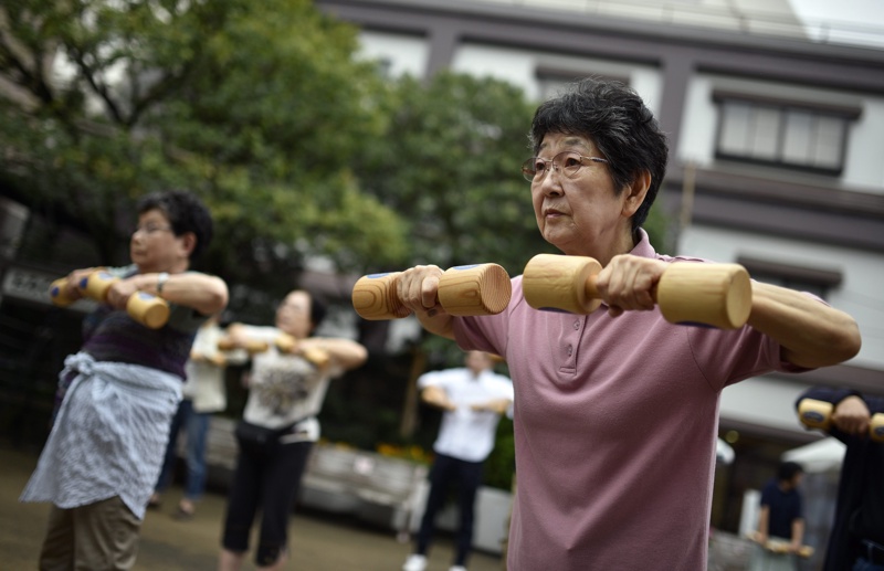 Nearly 100,000 Japanese over 100