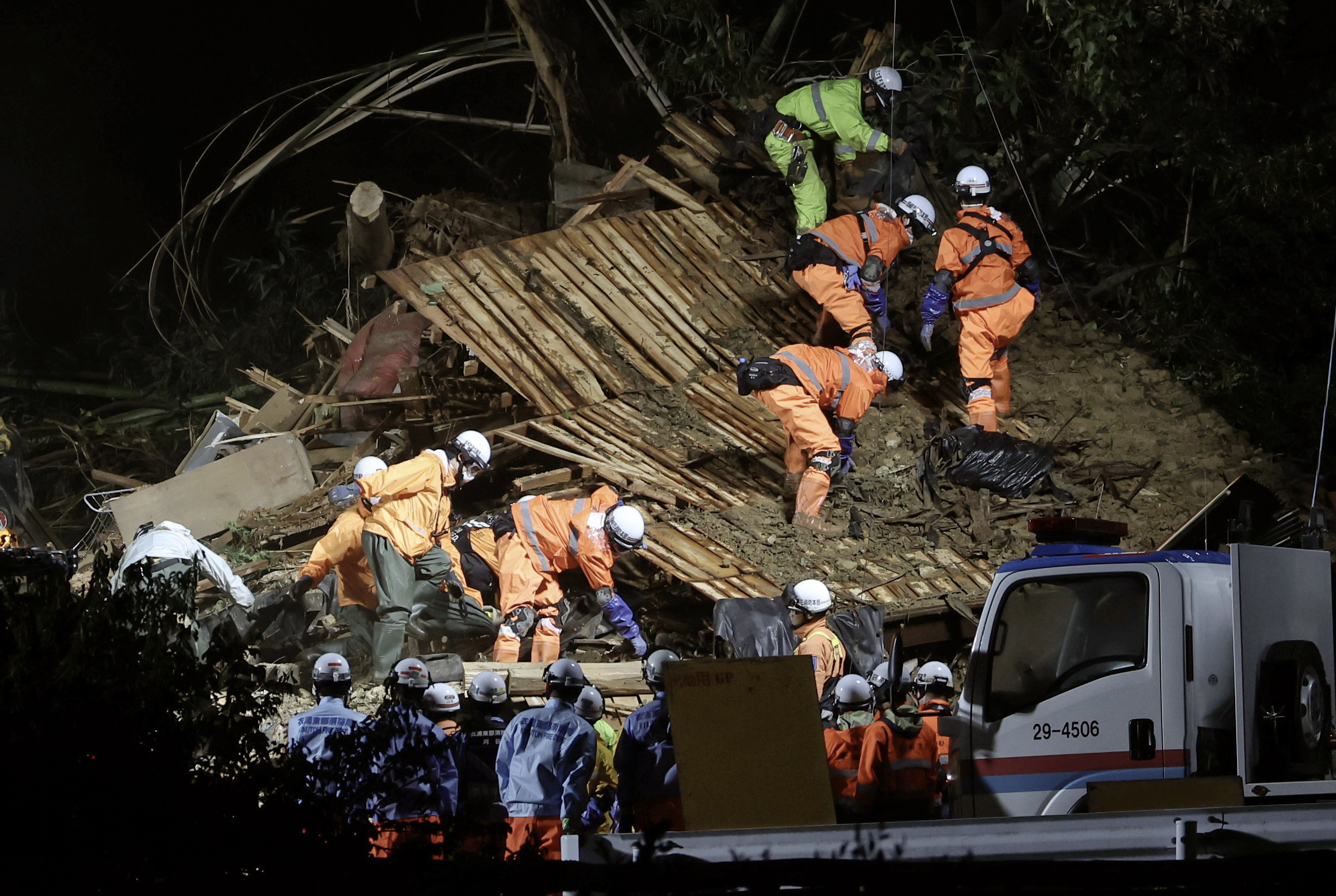 Floods and Landslides in Central Japan