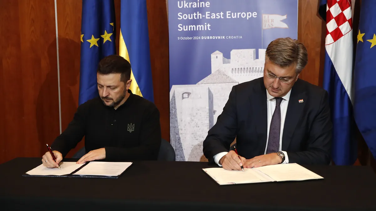 Ukraine and Croatia conclude agreement on cooperation in the defence sector