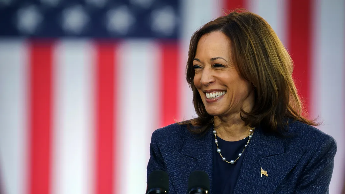 Harris takes aim at Trump's age