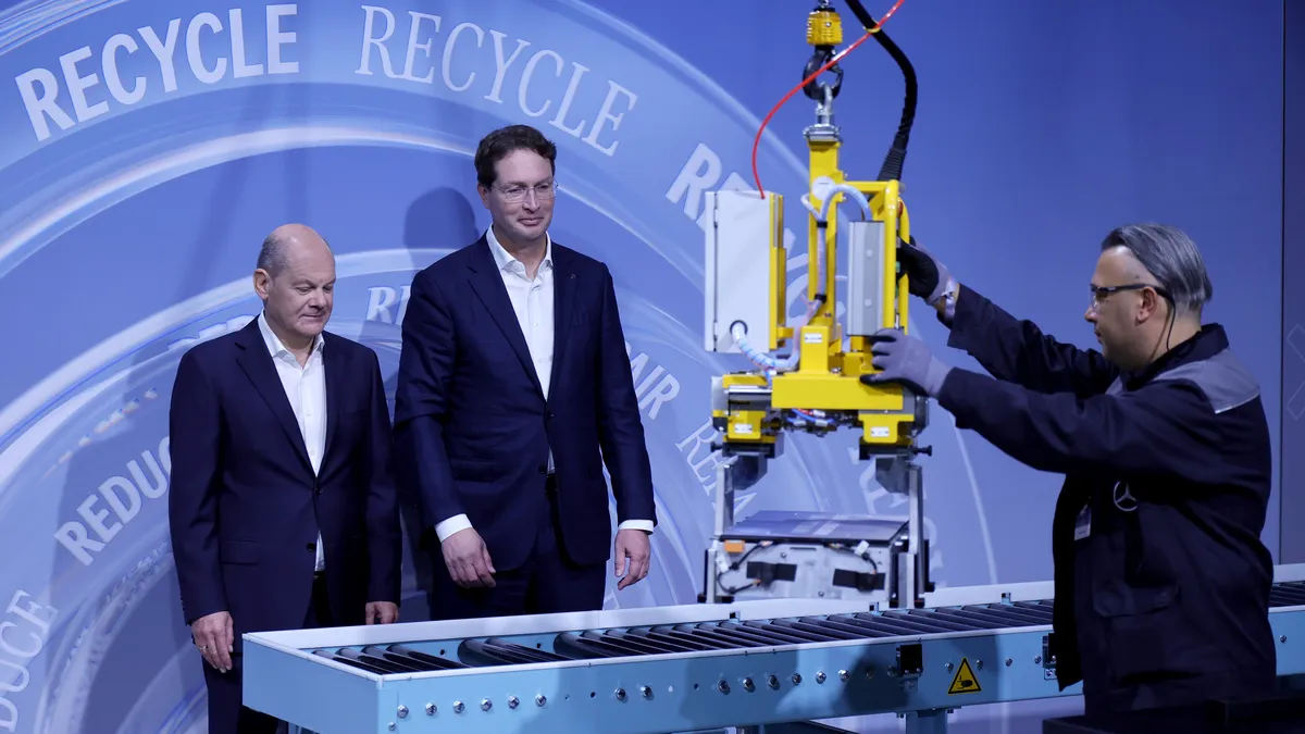 Mercedes opens Europe's first battery recycling plant