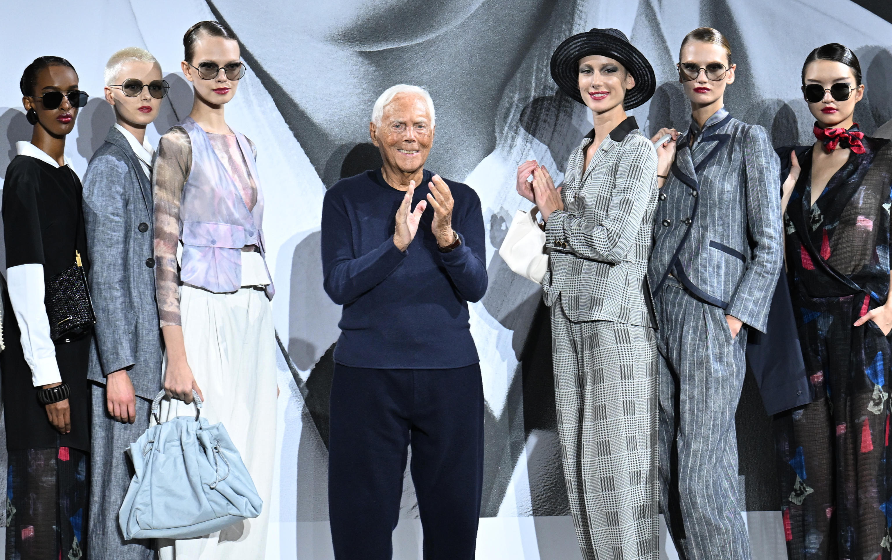 Giorgio Armani's Spring/Summer 2025 show combined Italian glamour with an ode to New York