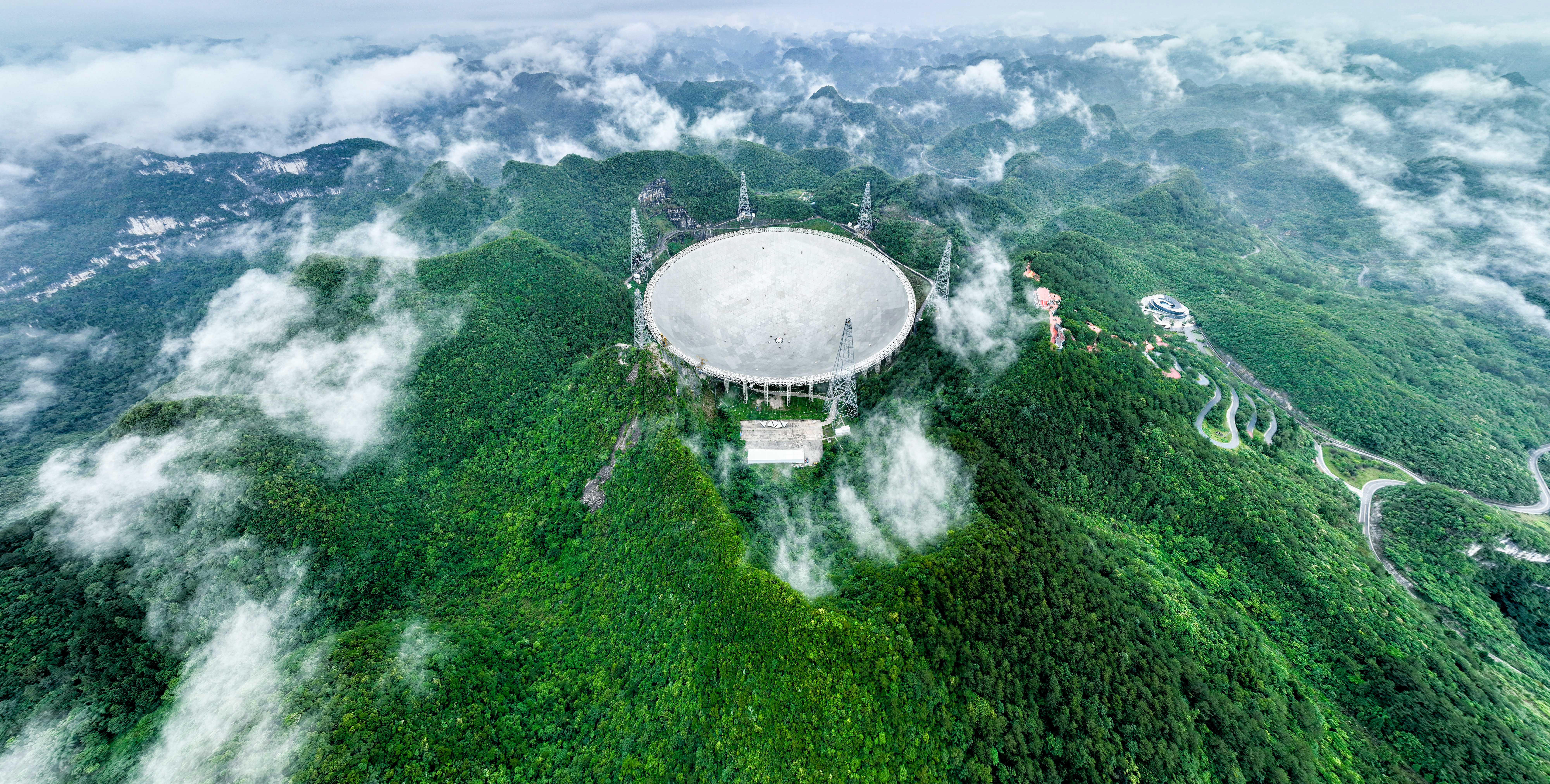 China begins construction of world's largest fully steerable radio telescope