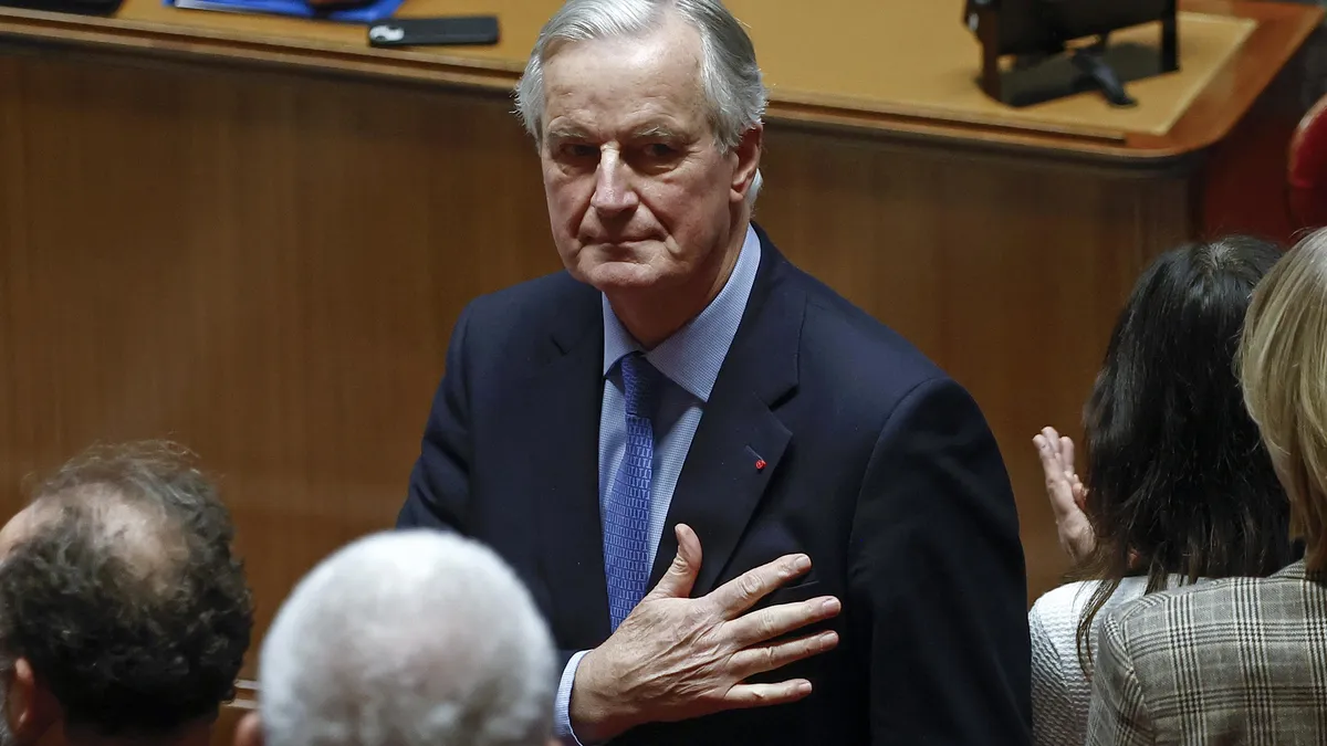 French presidency confirms Michel Barnier's resignation